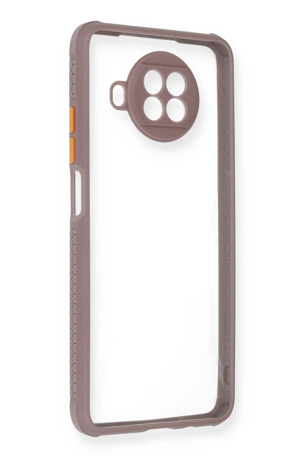 Newface Xiaomi Redmi Note 9 Pro 5G Kılıf Miami Şeffaf Silikon - Açık Mor