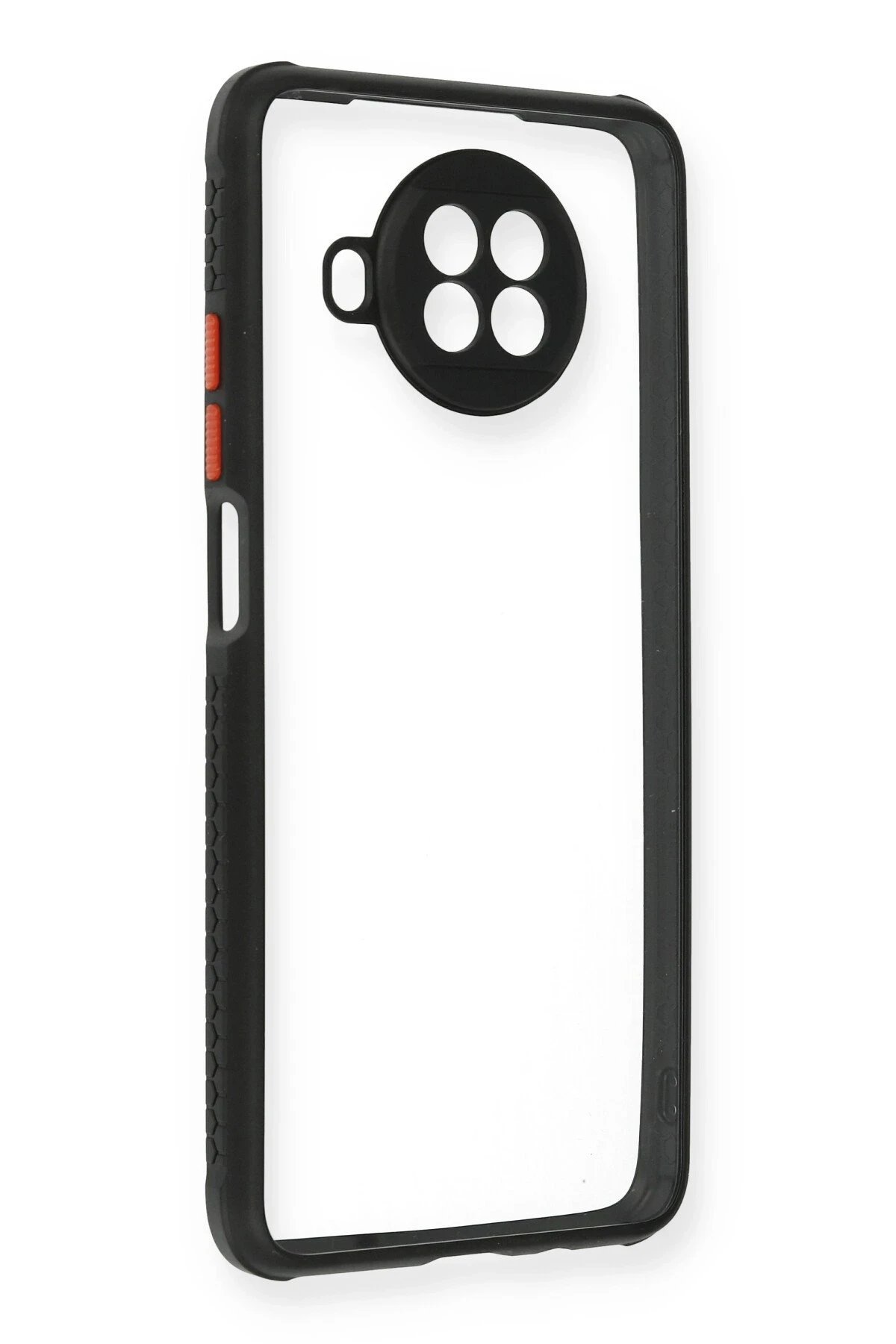 Newface Xiaomi Redmi Note 9 Pro 5G Kılıf Miami Şeffaf Silikon - Siyah