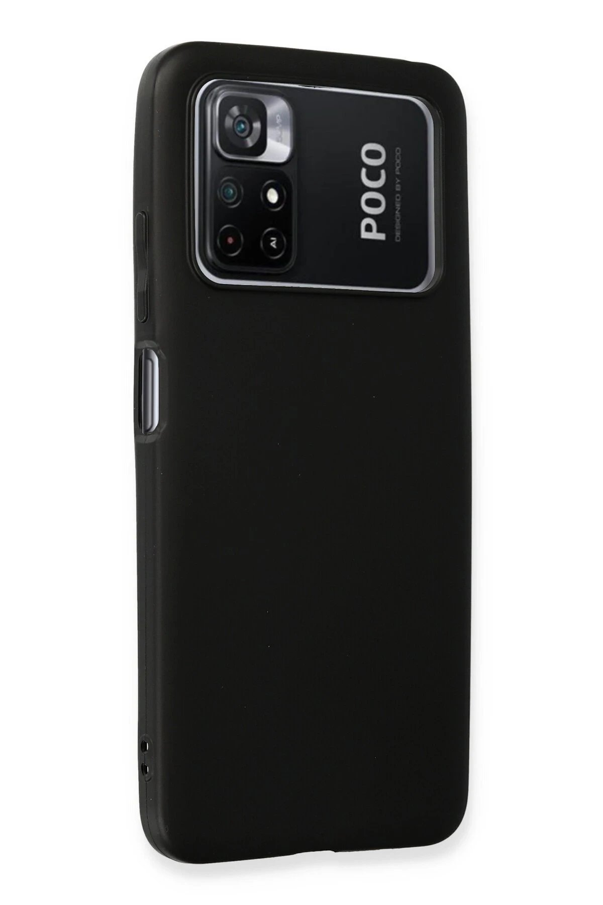 Newface Xiaomi Poco M4 Pro 4G Kılıf First Silikon - Siyah