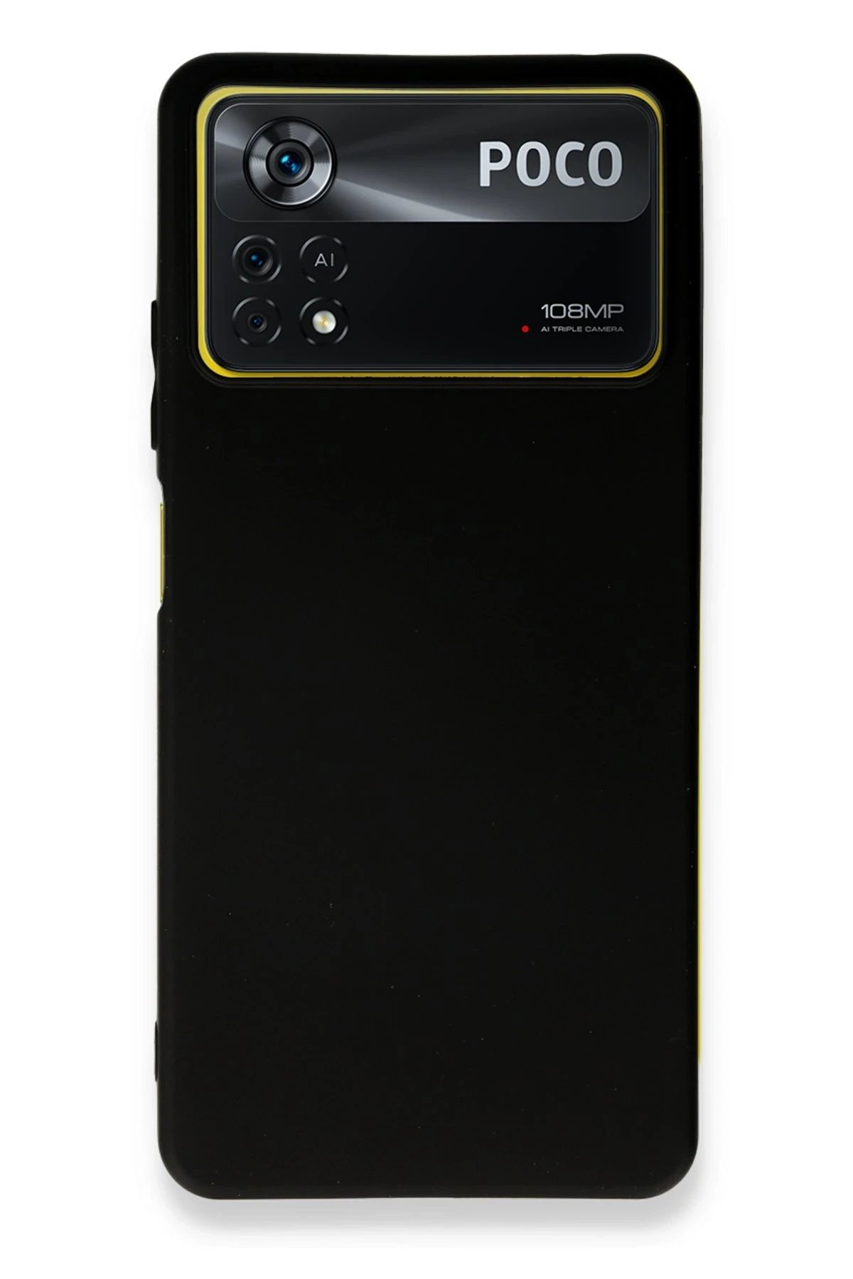 Newface Xiaomi Poco X4 Pro 5G Kılıf First Silikon - Siyah