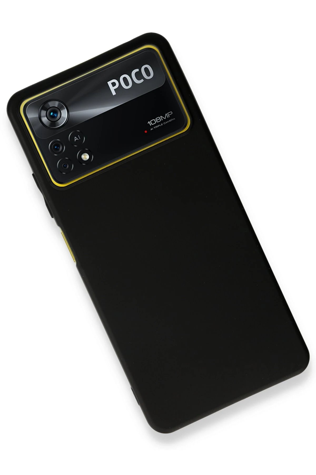 Newface Xiaomi Poco X4 Pro 5G Kılıf First Silikon - Siyah