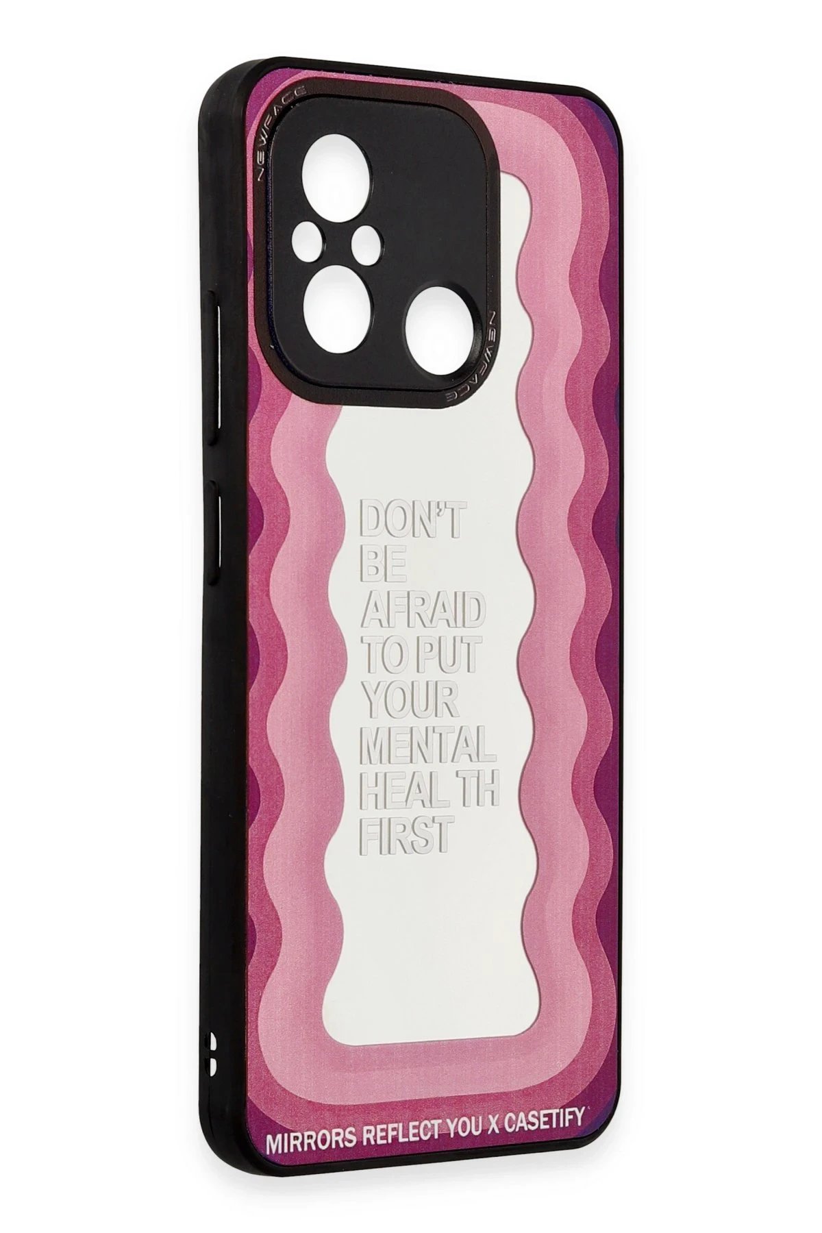 Newface Xiaomi Redmi 12C Kılıf Mirror Desenli Kapak - Mirror - 11