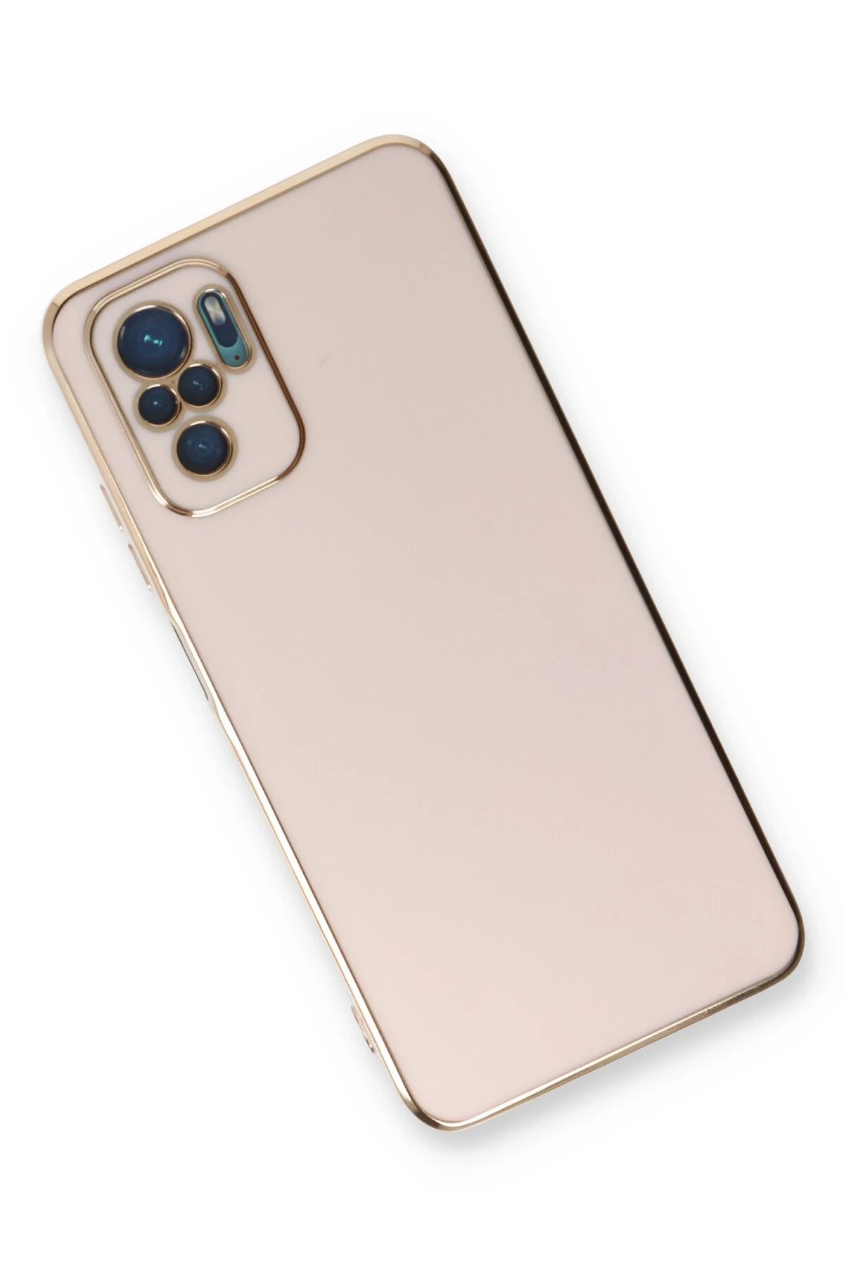 Newface Xiaomi Redmi Note 10 Kılıf Volet Silikon - Pembe