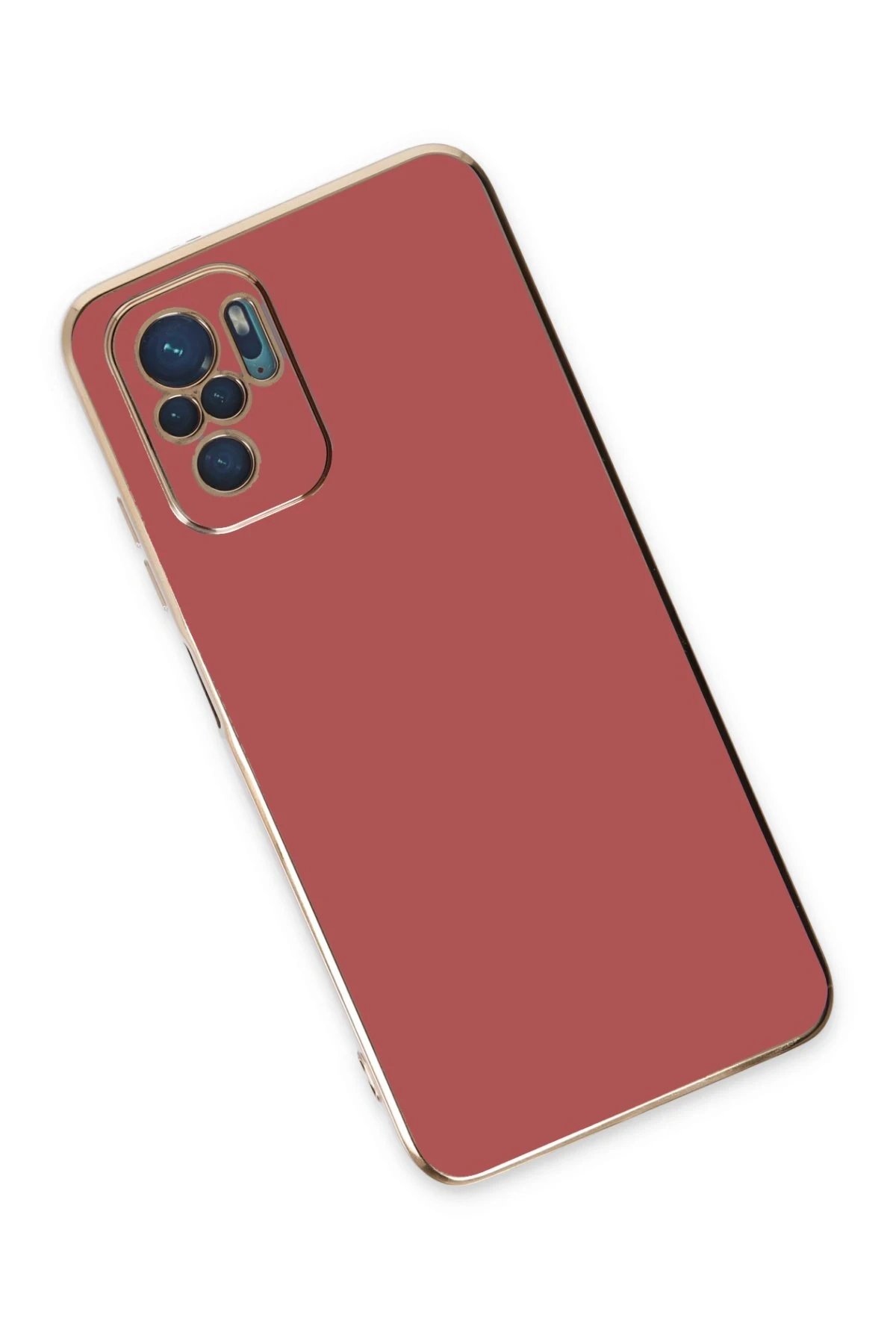 Newface Xiaomi Redmi Note 10 Kılıf Volet Silikon - Kırmızı