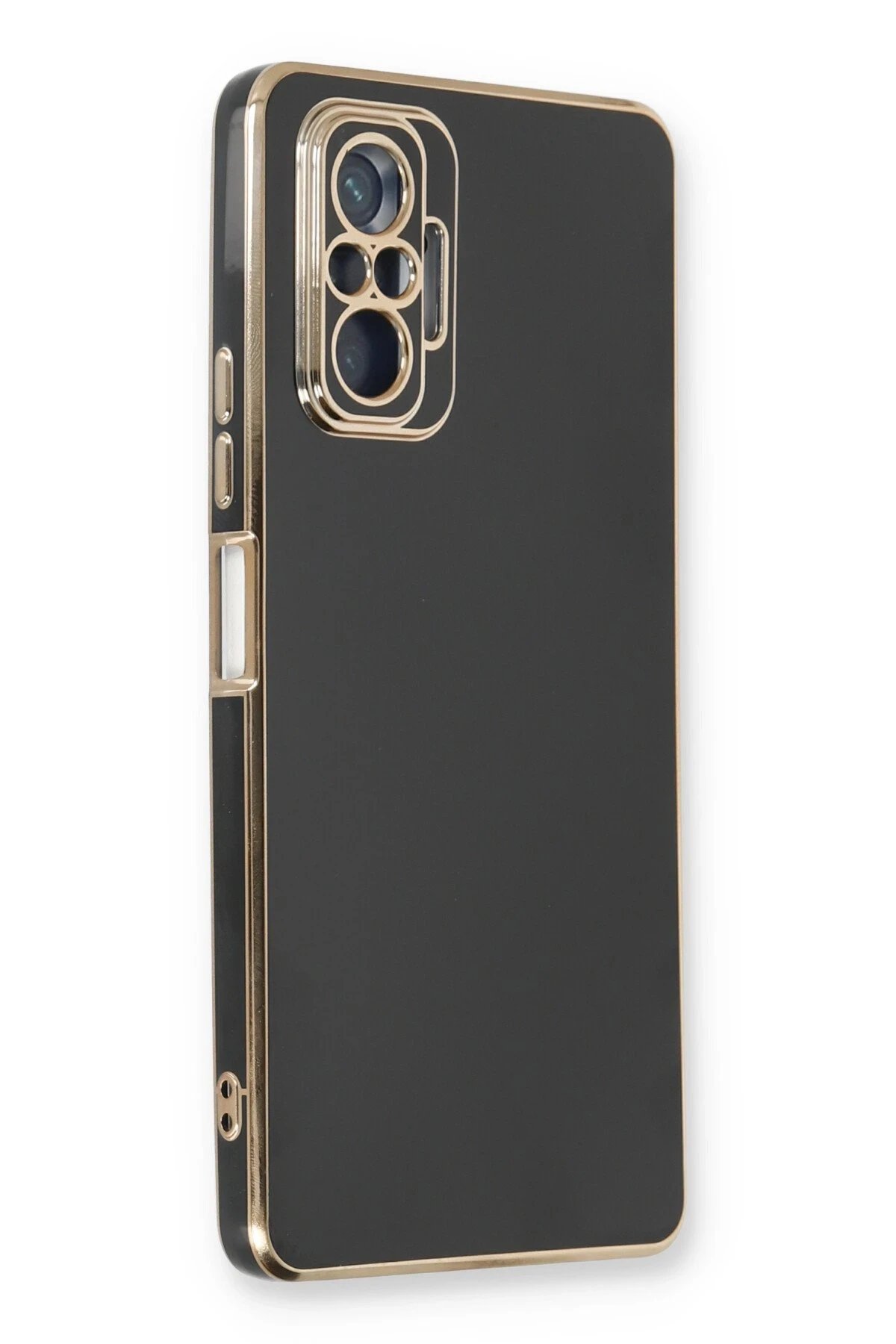 Newface Xiaomi Redmi Note 10 Pro Kılıf Volet Silikon - Siyah