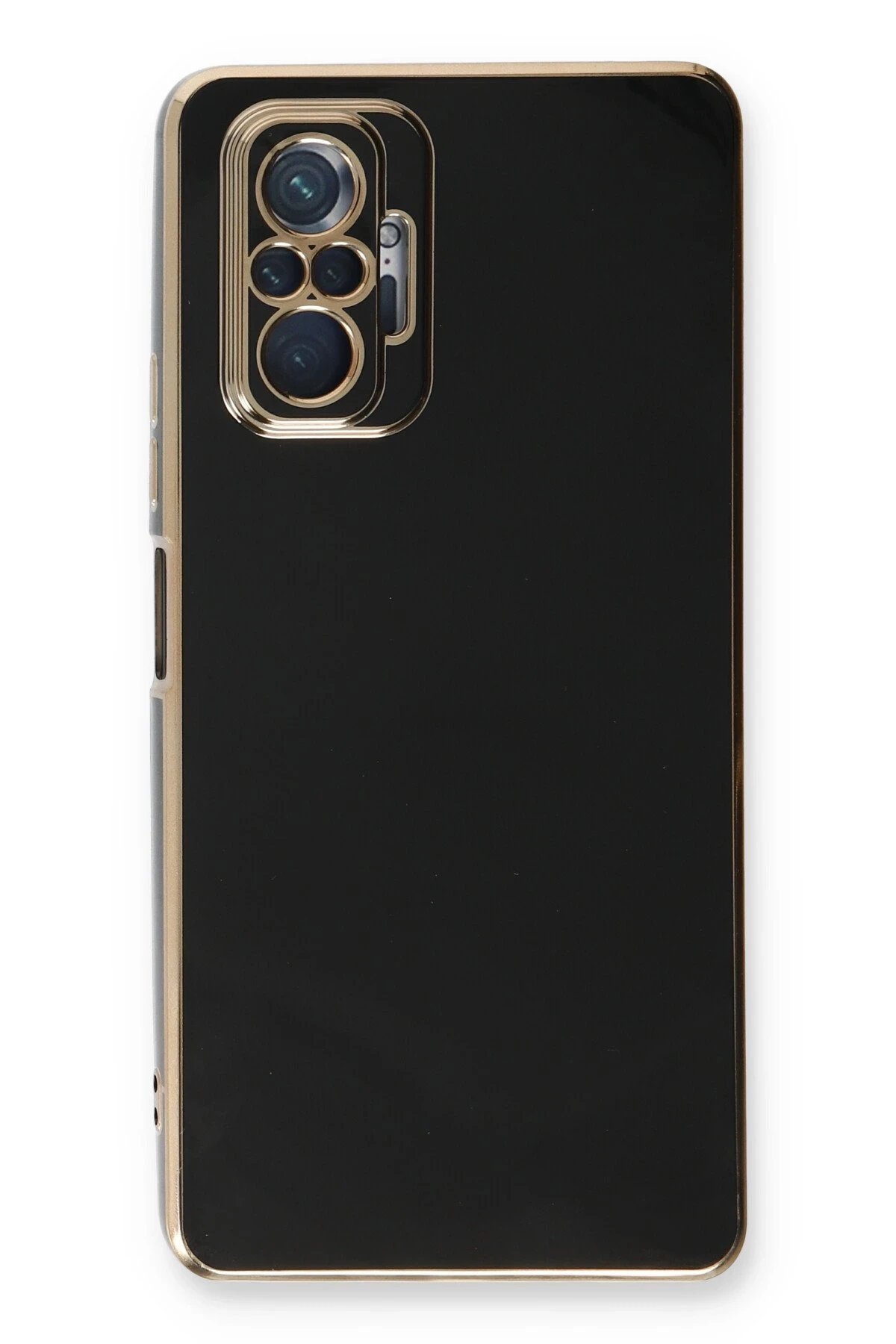 Newface Xiaomi Redmi Note 10 Pro Kılıf Volet Silikon - Siyah