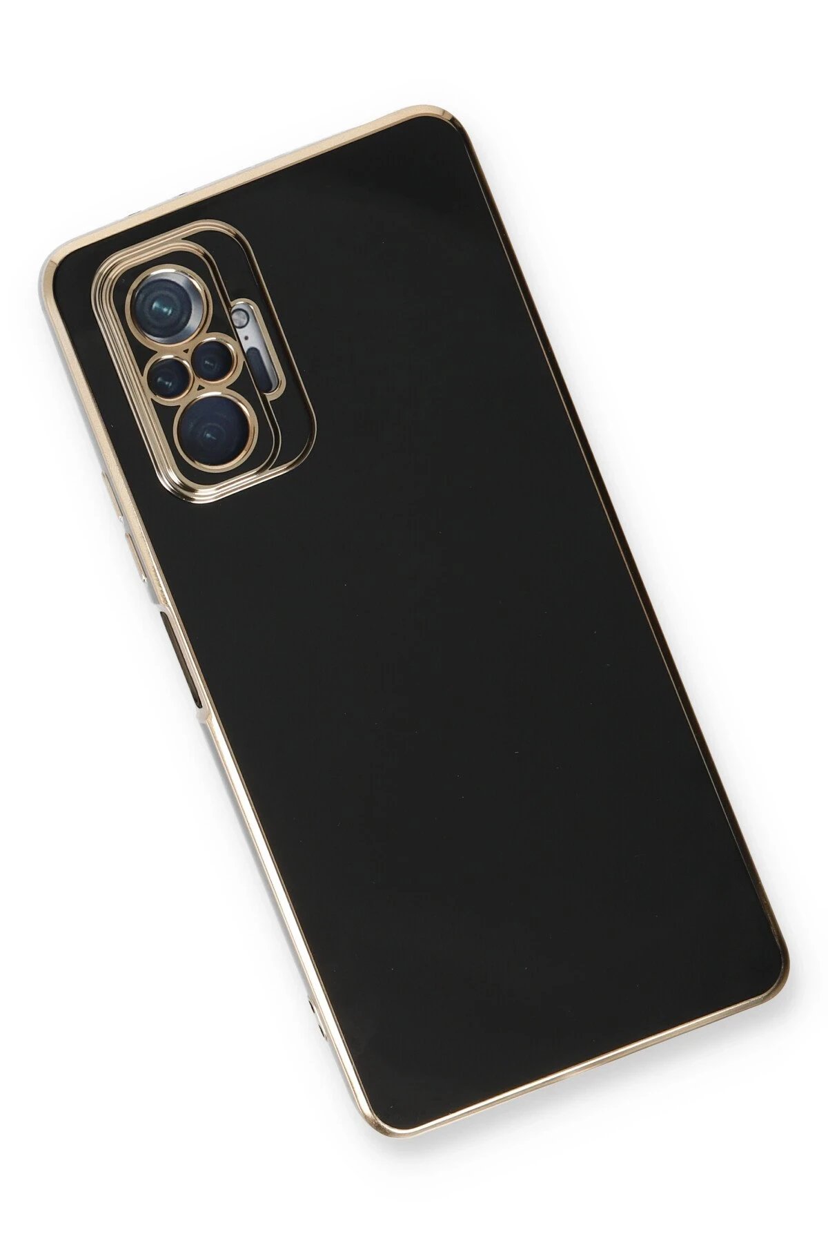 Newface Xiaomi Redmi Note 10 Pro Kılıf Volet Silikon - Siyah