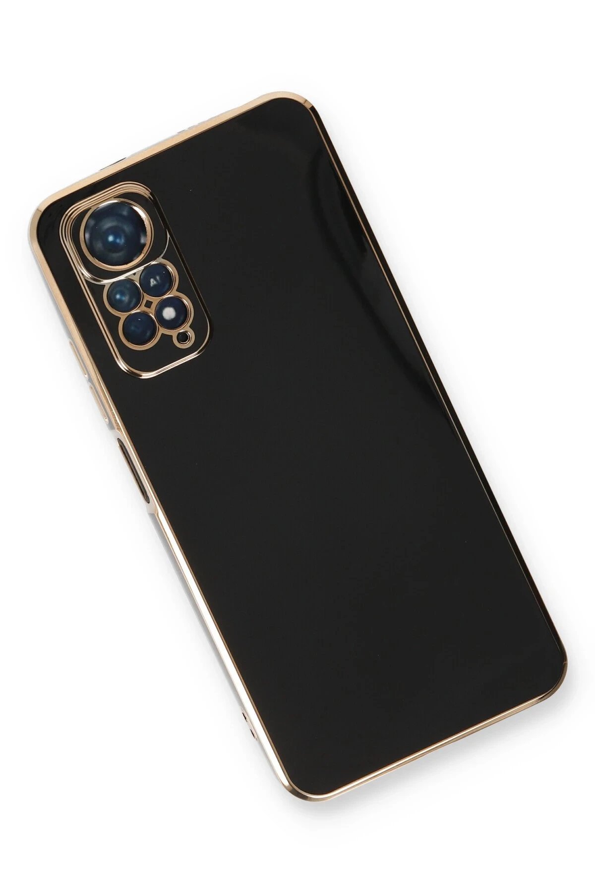 Newface Xiaomi Redmi Note 11 Kılıf Volet Silikon - Siyah