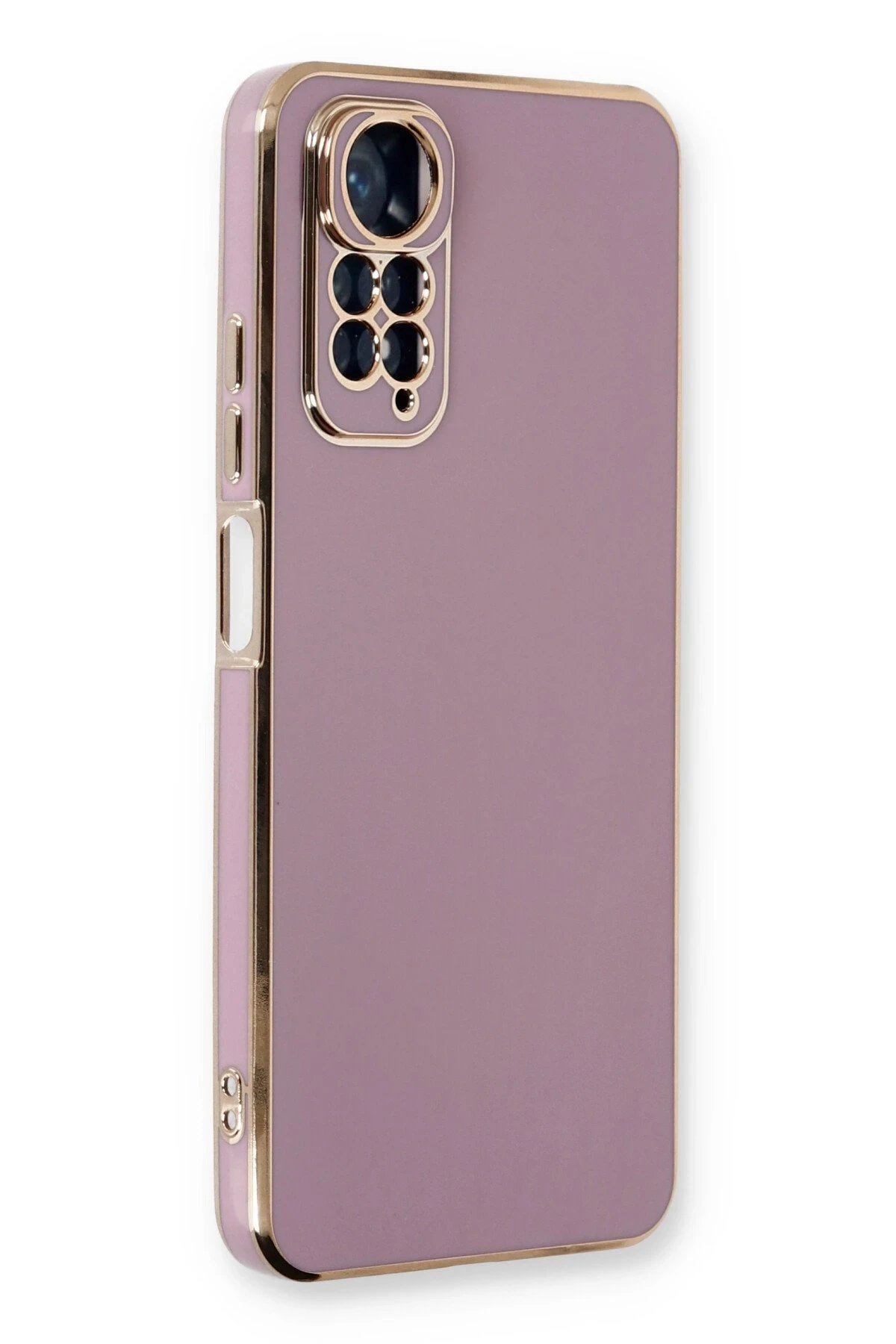 Newface Xiaomi Redmi Note 11 Kılıf Volet Silikon - Mor