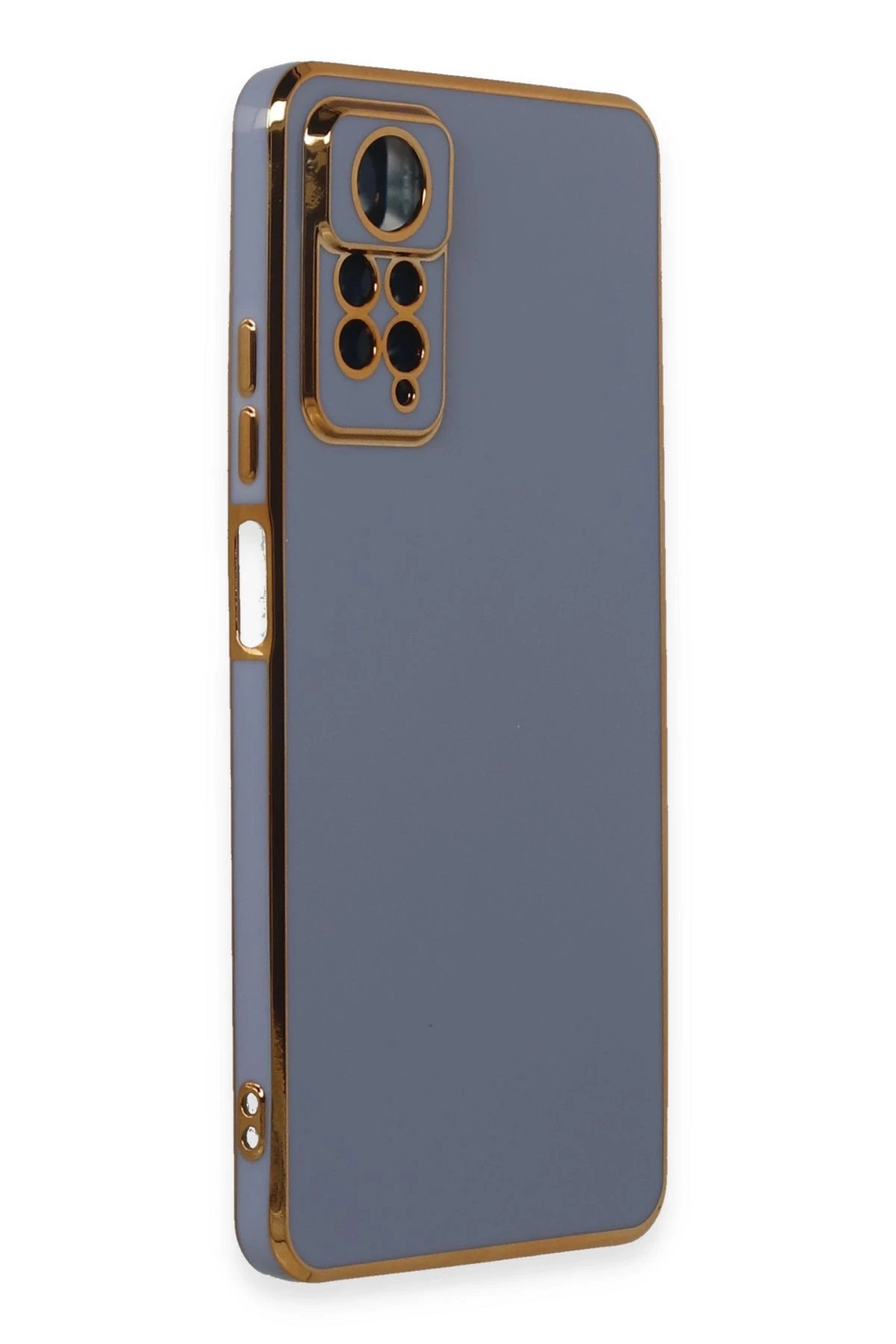 Newface Xiaomi Redmi Note 11 Pro Kılıf Volet Silikon - Mavi