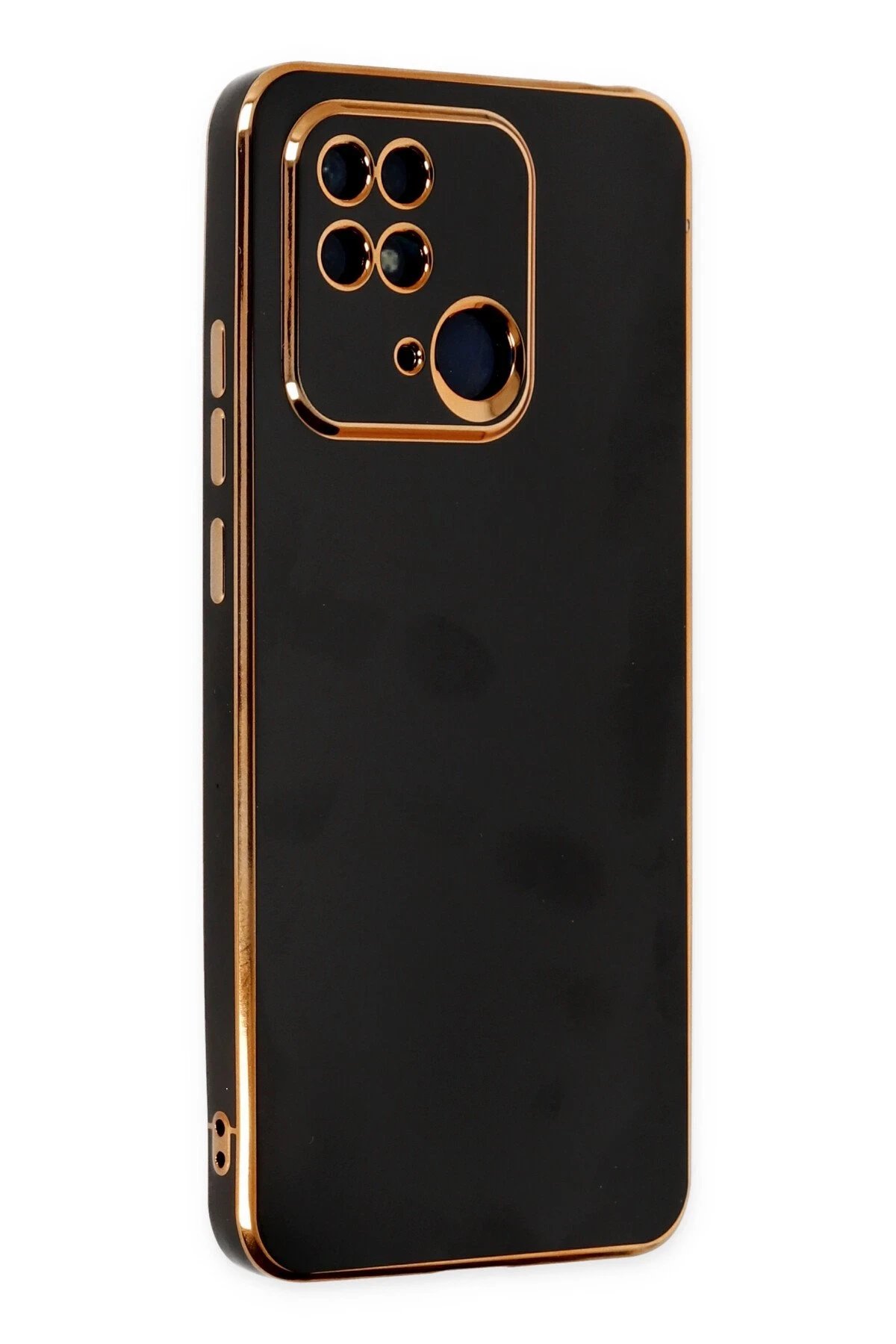 Newface Xiaomi Redmi 10C Kılıf Volet Silikon - Siyah