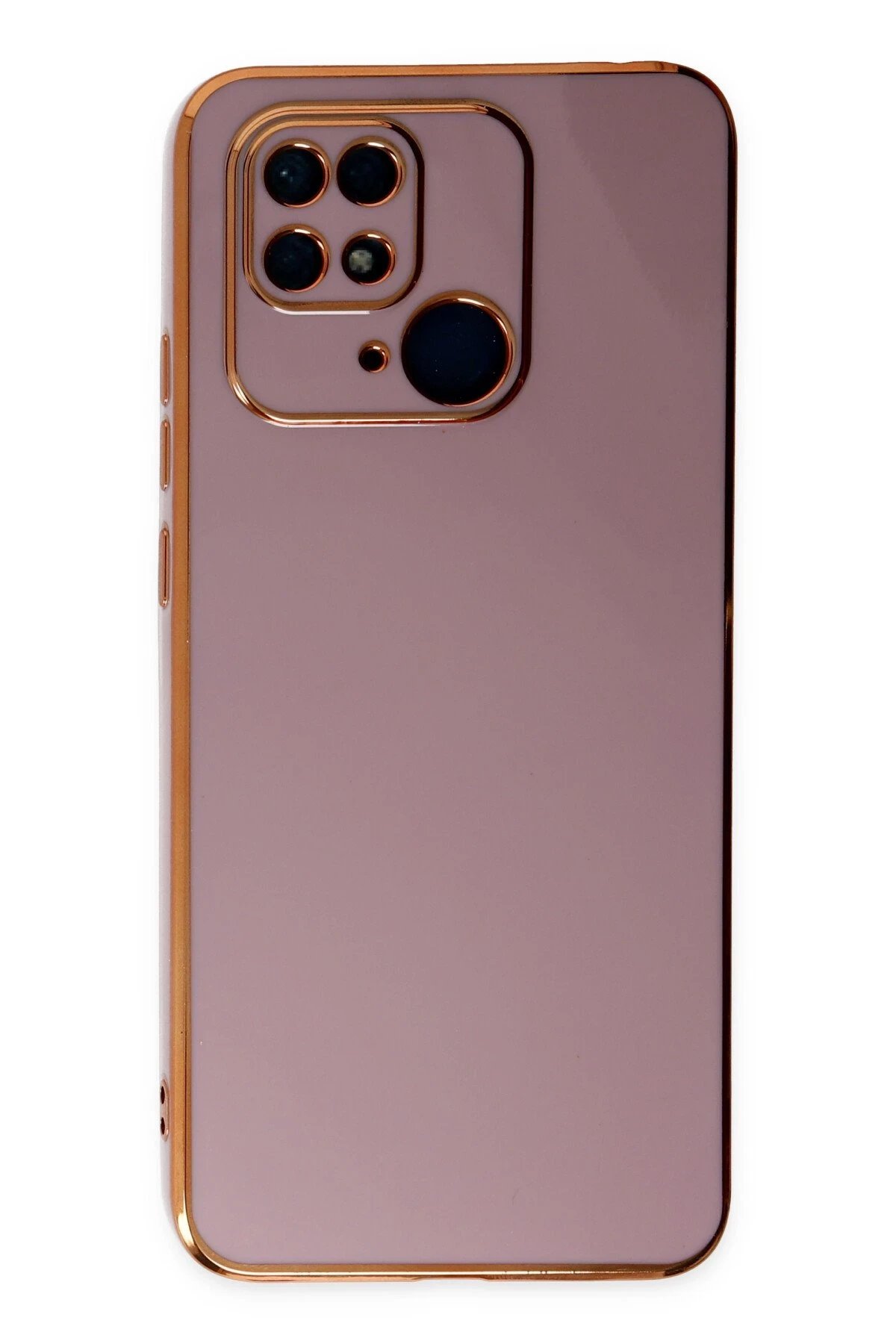 Newface Xiaomi Redmi 10C Kılıf Volet Silikon - Mor