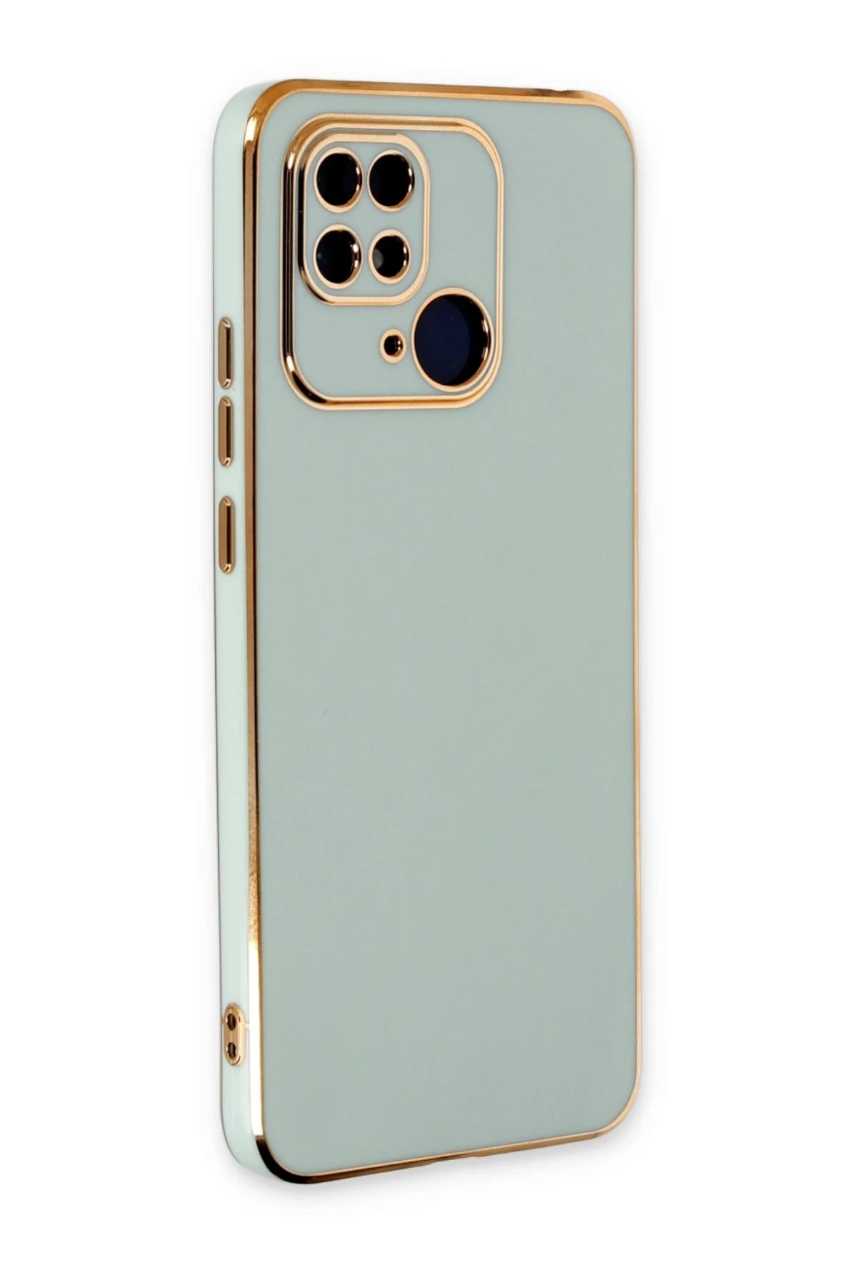 Newface Xiaomi Redmi 10C Kılıf Volet Silikon - Açık Yeşil