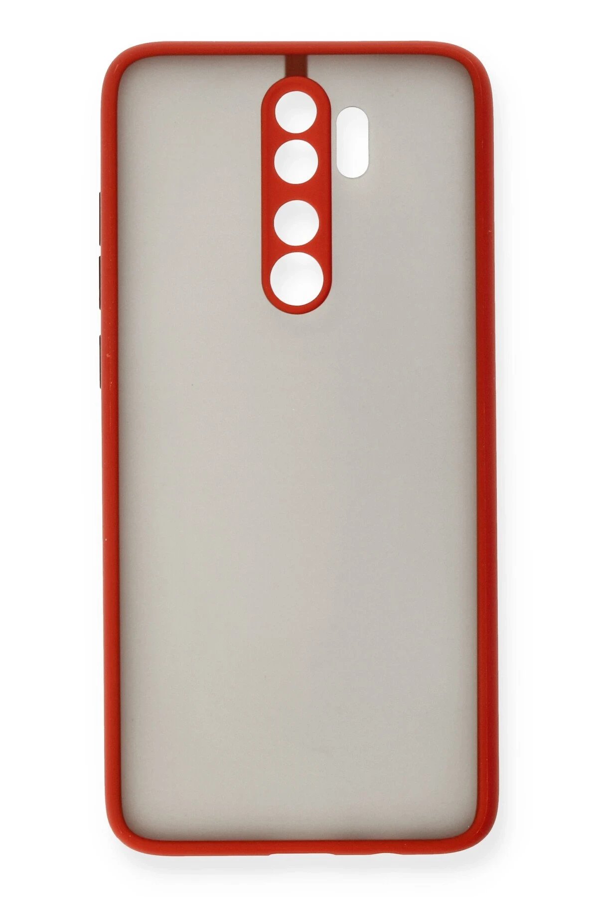 Newface Xiaomi Redmi Note 8 Pro Kılıf Montreal Silikon Kapak - Kırmızı