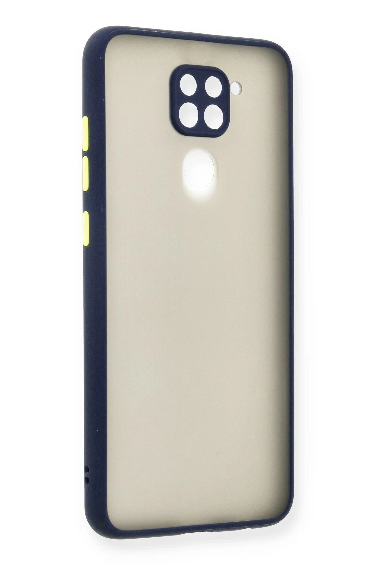 Newface Xiaomi Redmi Note 9 Kılıf Montreal Silikon Kapak - Lacivert