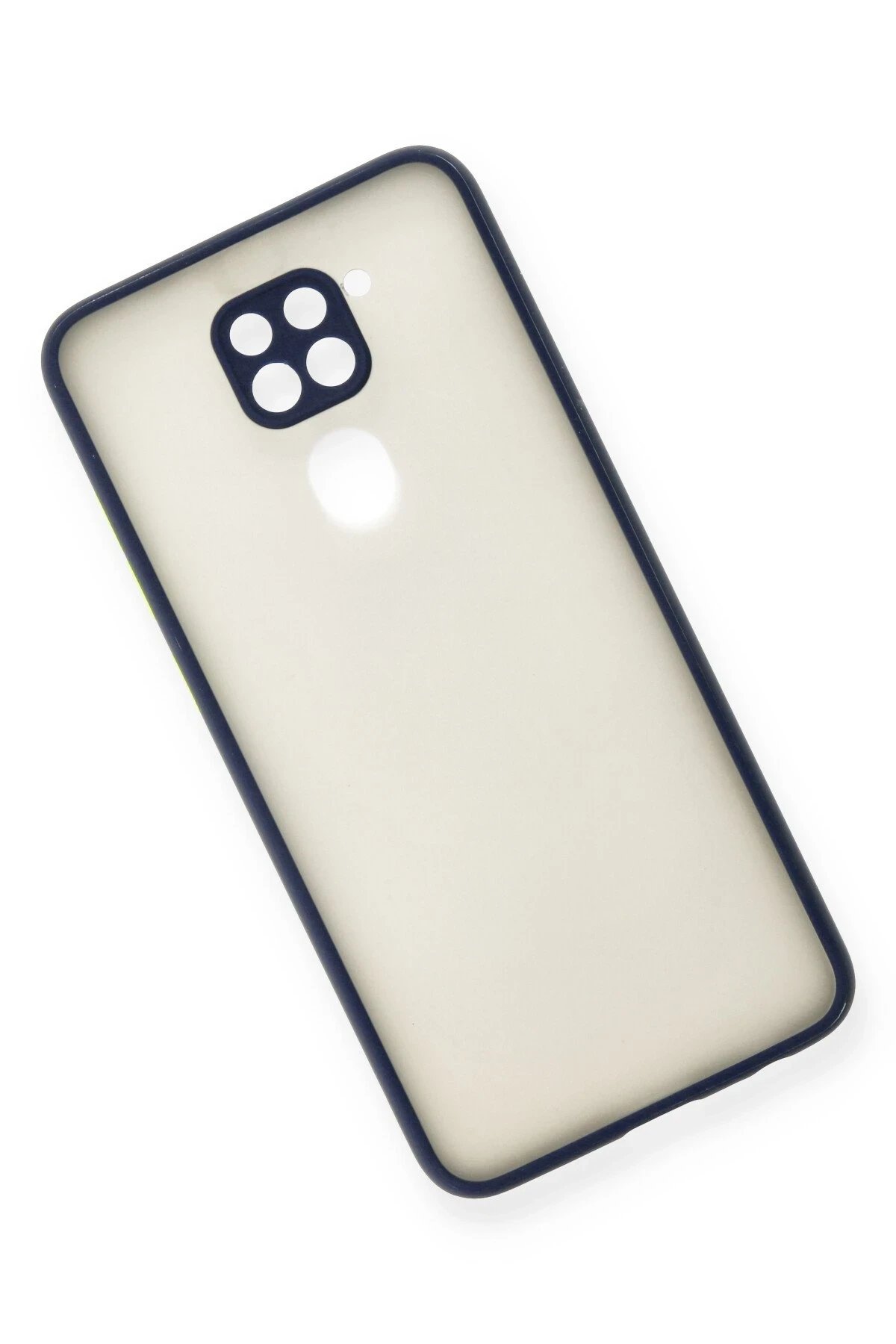 Newface Xiaomi Redmi Note 9 Kılıf Montreal Silikon Kapak - Lacivert