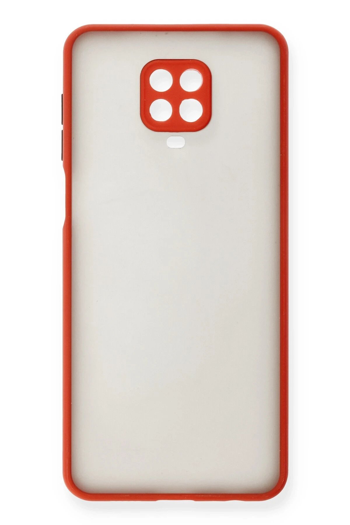 Newface Xiaomi Redmi Note 9 Pro Kılıf Montreal Silikon Kapak - Kırmızı