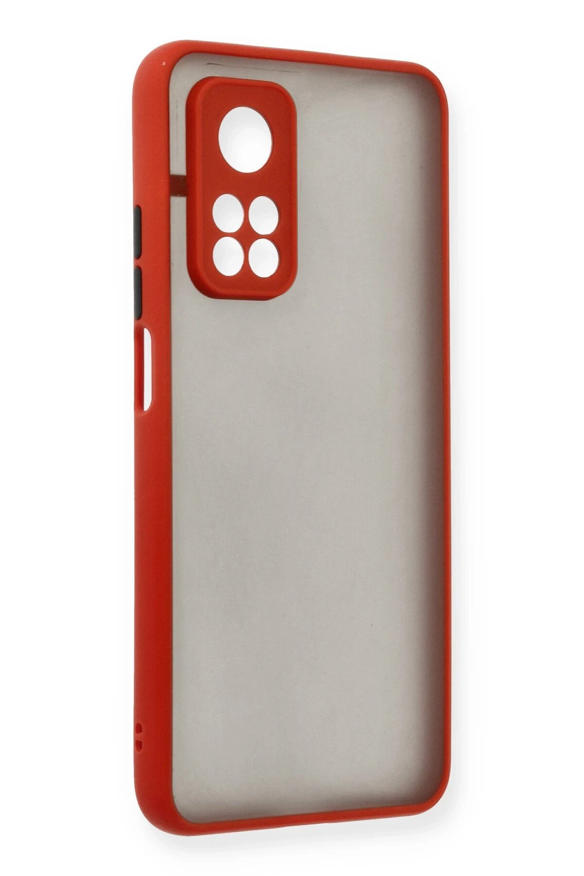 Newface Xiaomi Mi 10T Kılıf Montreal Silikon Kapak - Kırmızı