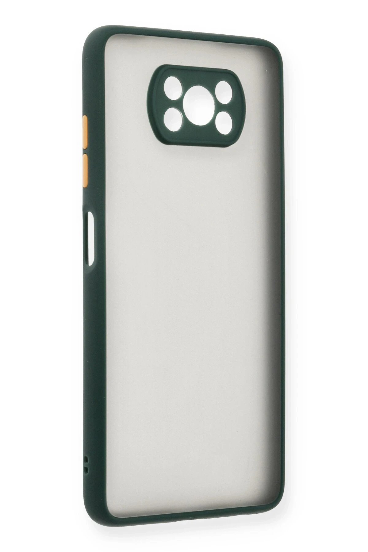 Newface Xiaomi Pocophone X3 Kılıf Montreal Silikon Kapak - Yeşil