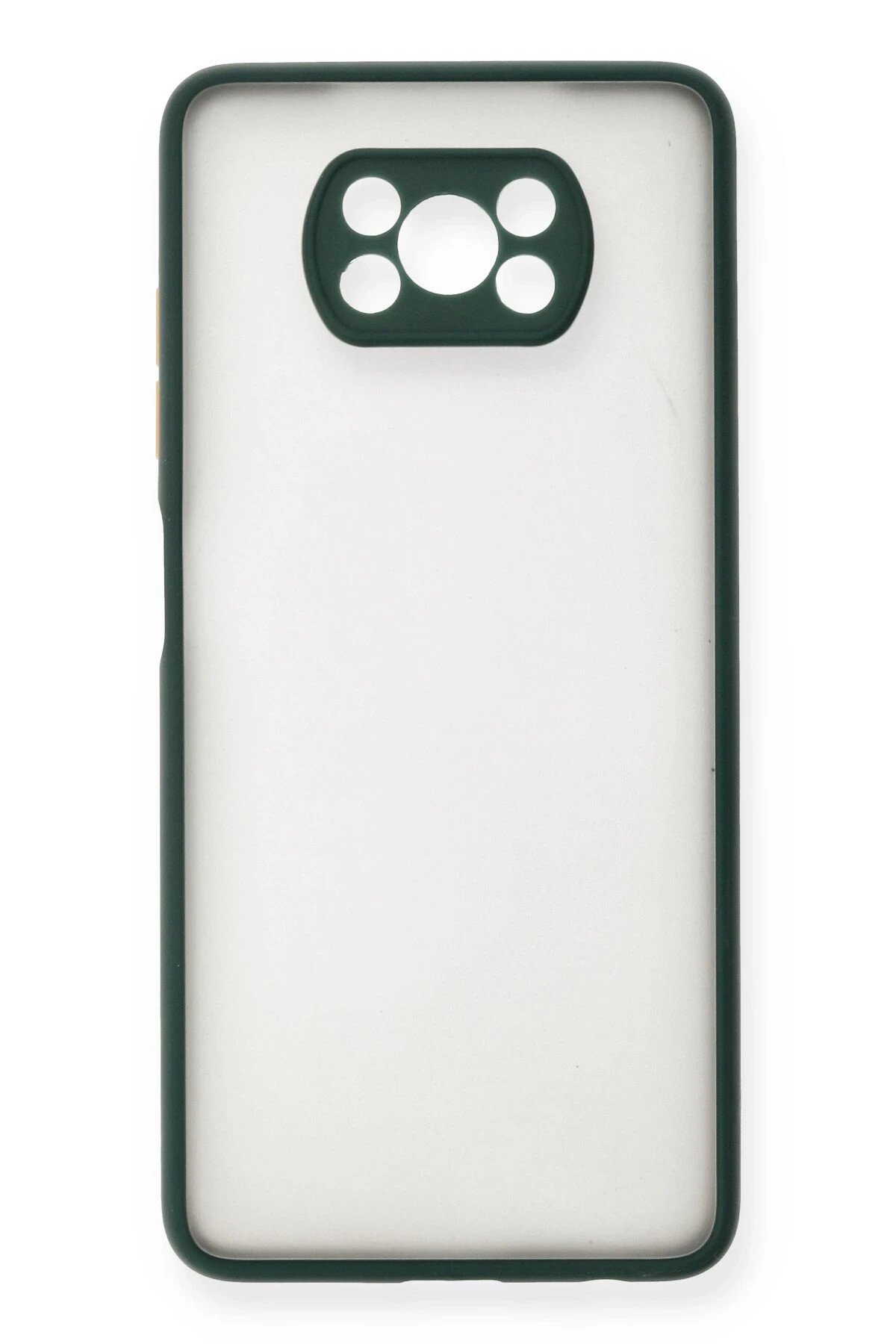 Newface Xiaomi Pocophone X3 Kılıf Montreal Silikon Kapak - Yeşil