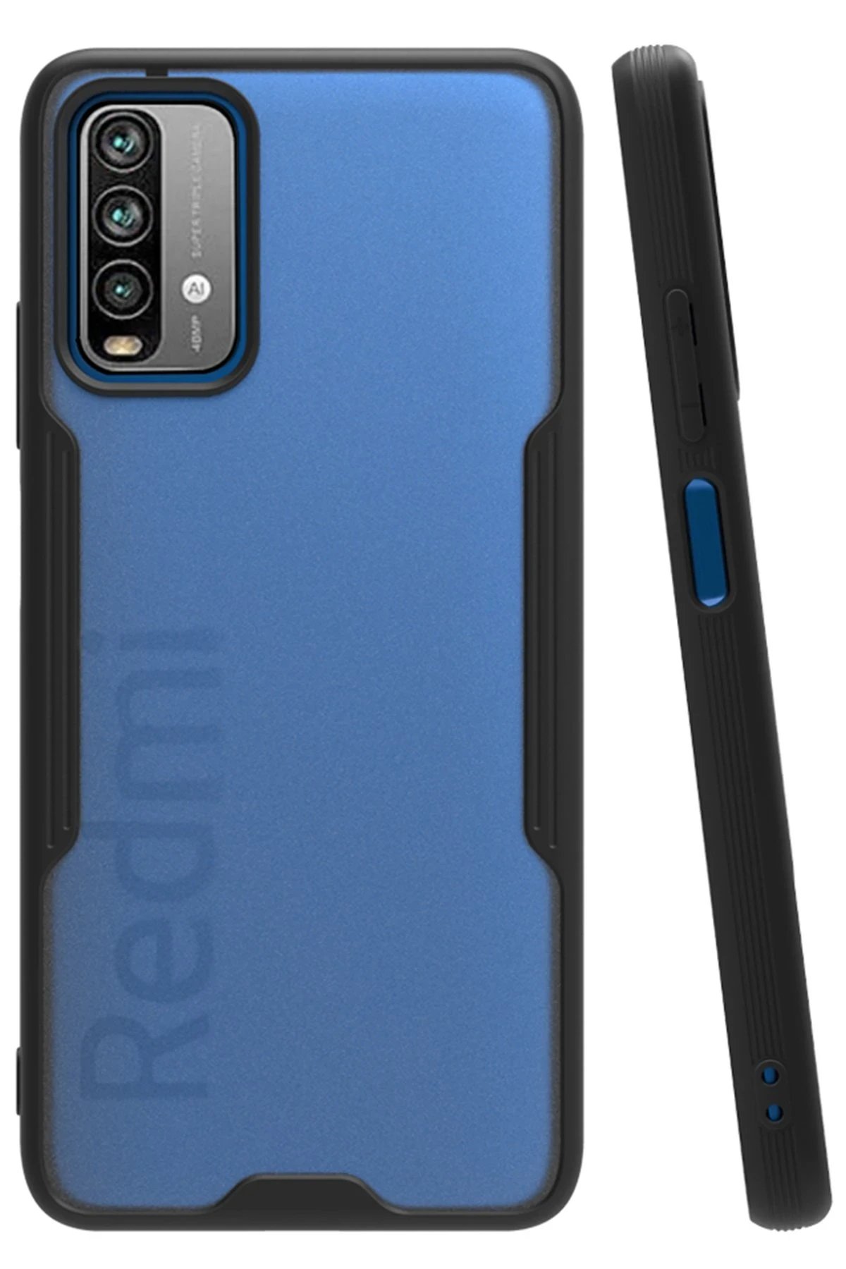 Newface Xiaomi Redmi 9T Kılıf Platin Silikon - Siyah