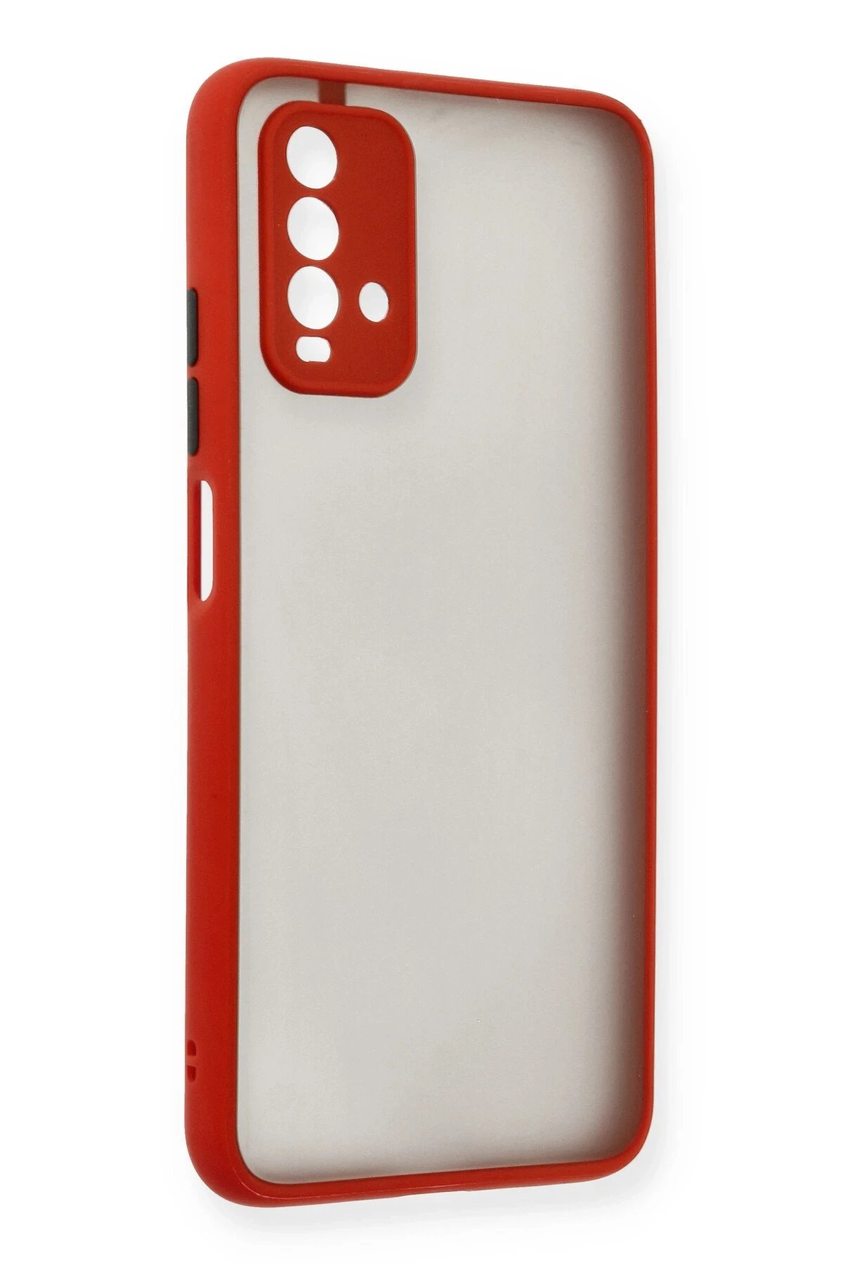 Newface Xiaomi Redmi 9T Kılıf Montreal Silikon Kapak - Kırmızı