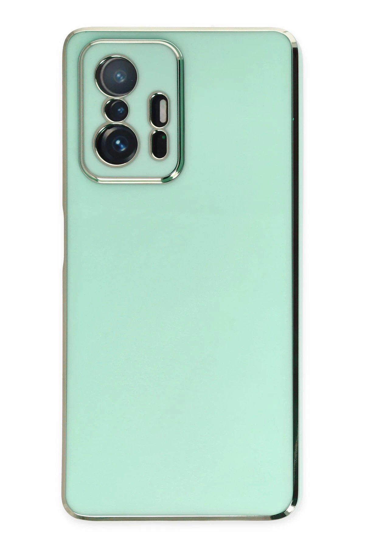 Newface Xiaomi Mi 11T Pro Kılıf Volet Silikon - Açık Yeşil