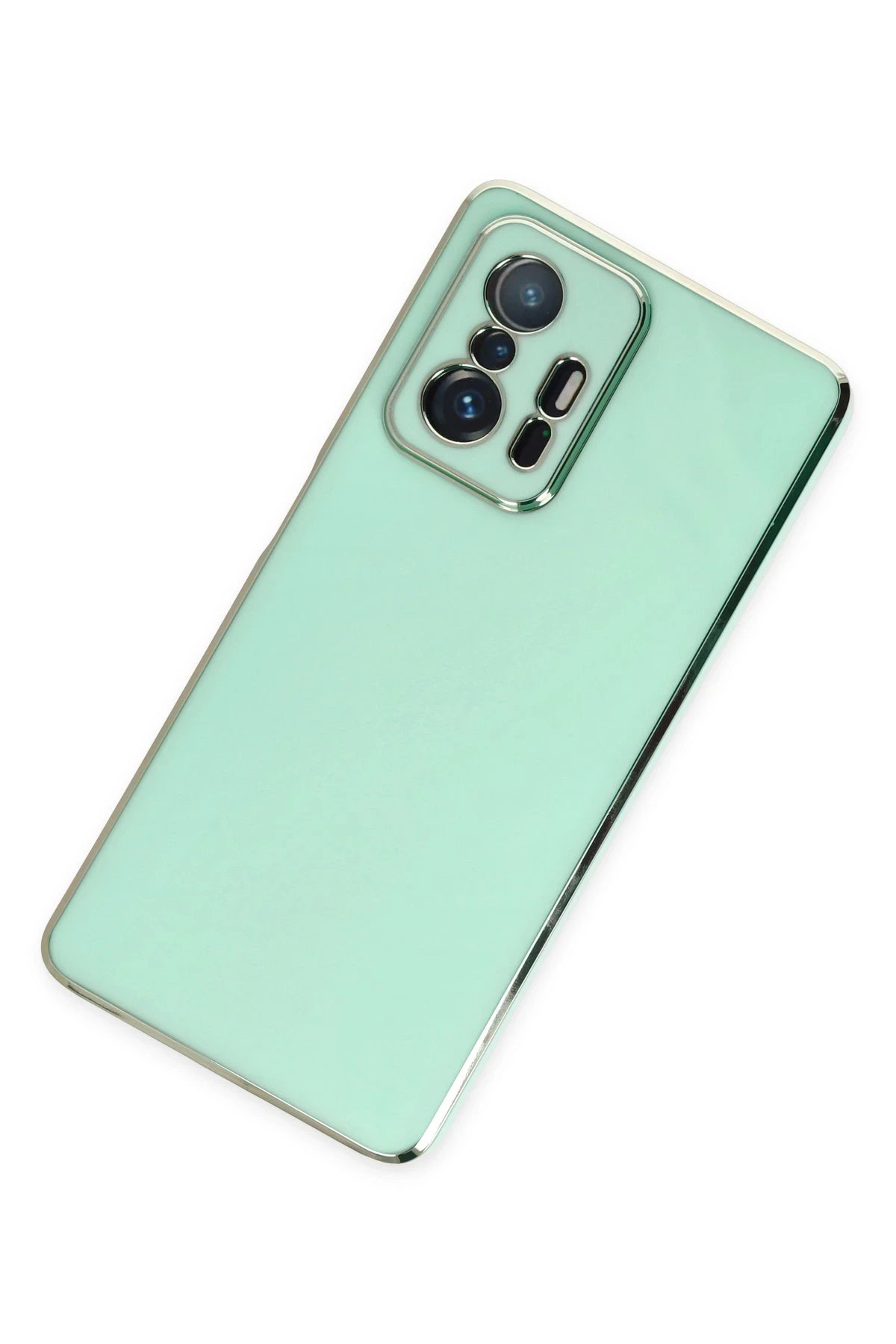 Newface Xiaomi Mi 11T Pro Kılıf Volet Silikon - Açık Yeşil