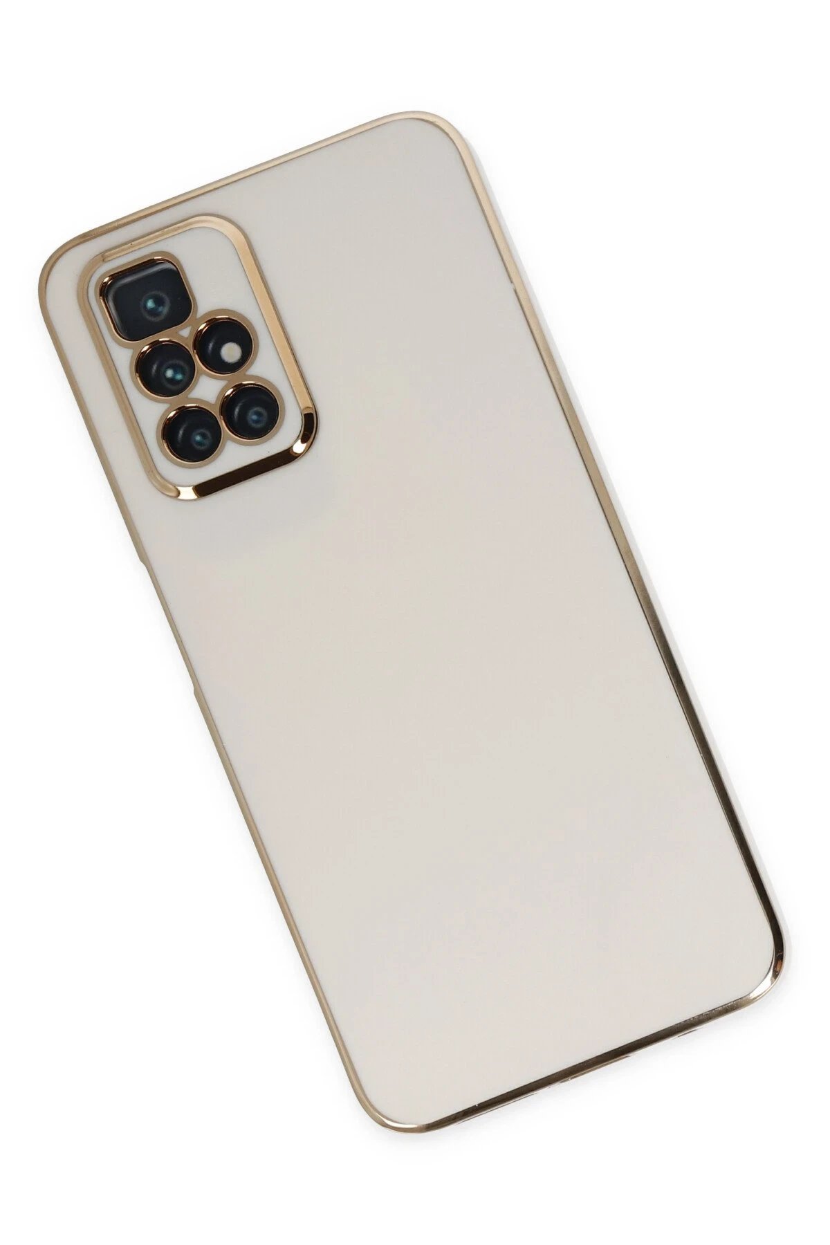 Newface Xiaomi Redmi 10 2022 Kılıf Volet Silikon - Beyaz