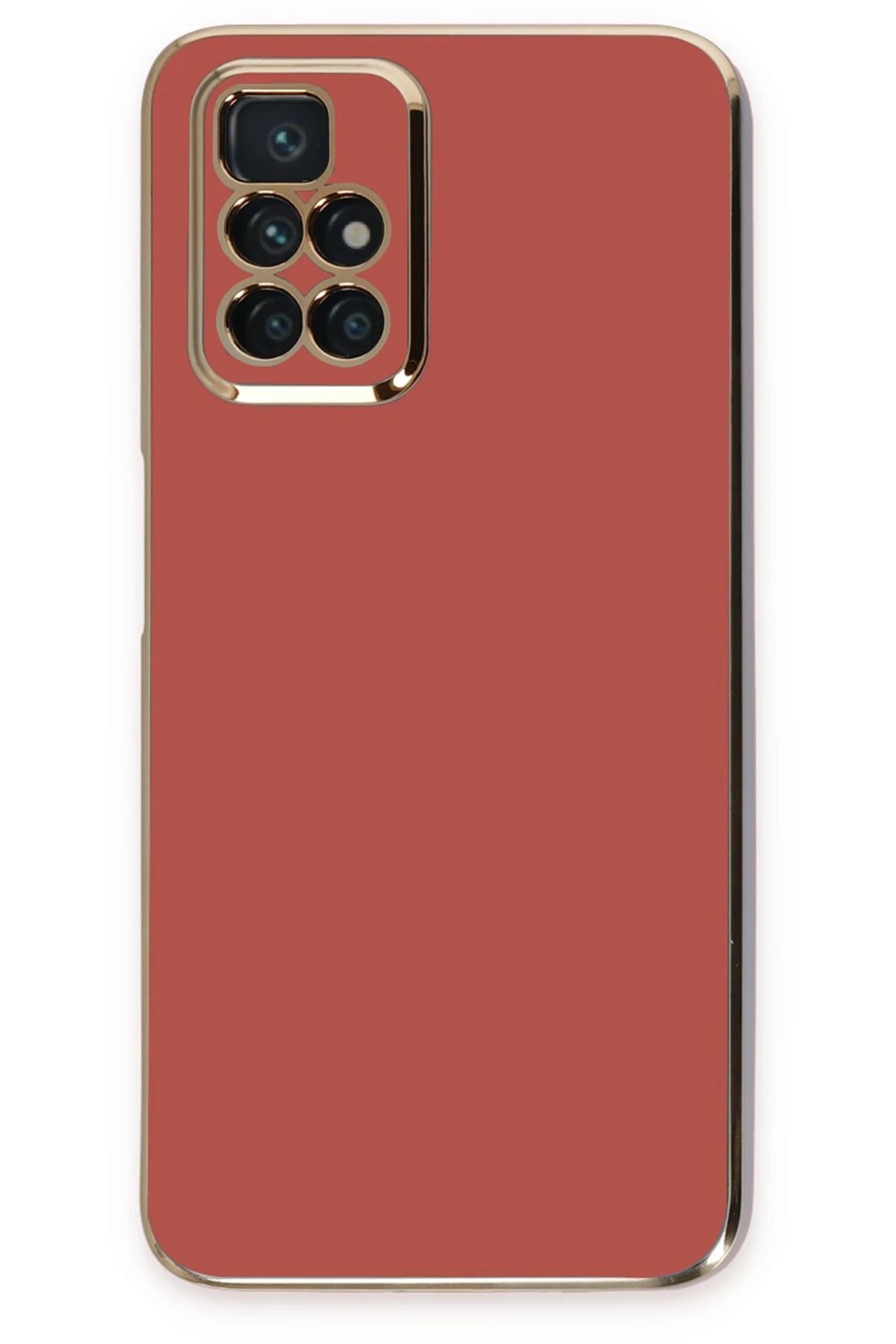 Newface Xiaomi Redmi 10 2022 Kılıf Volet Silikon - Kırmızı