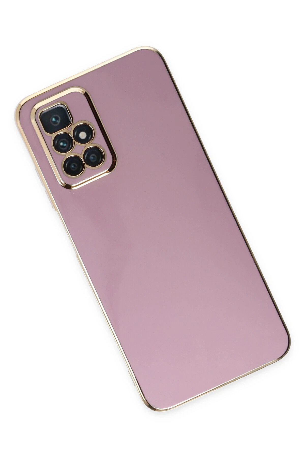 Newface Xiaomi Redmi 10 2022 Kılıf Volet Silikon - Mor