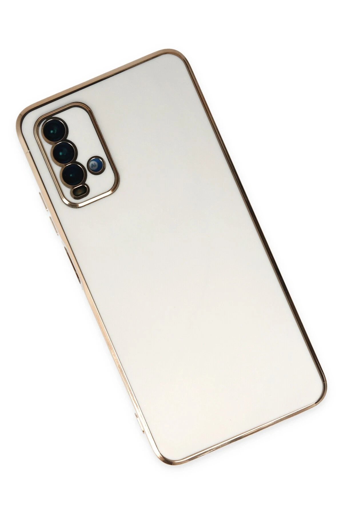 Newface Xiaomi Redmi 9T Kılıf Volet Silikon - Beyaz