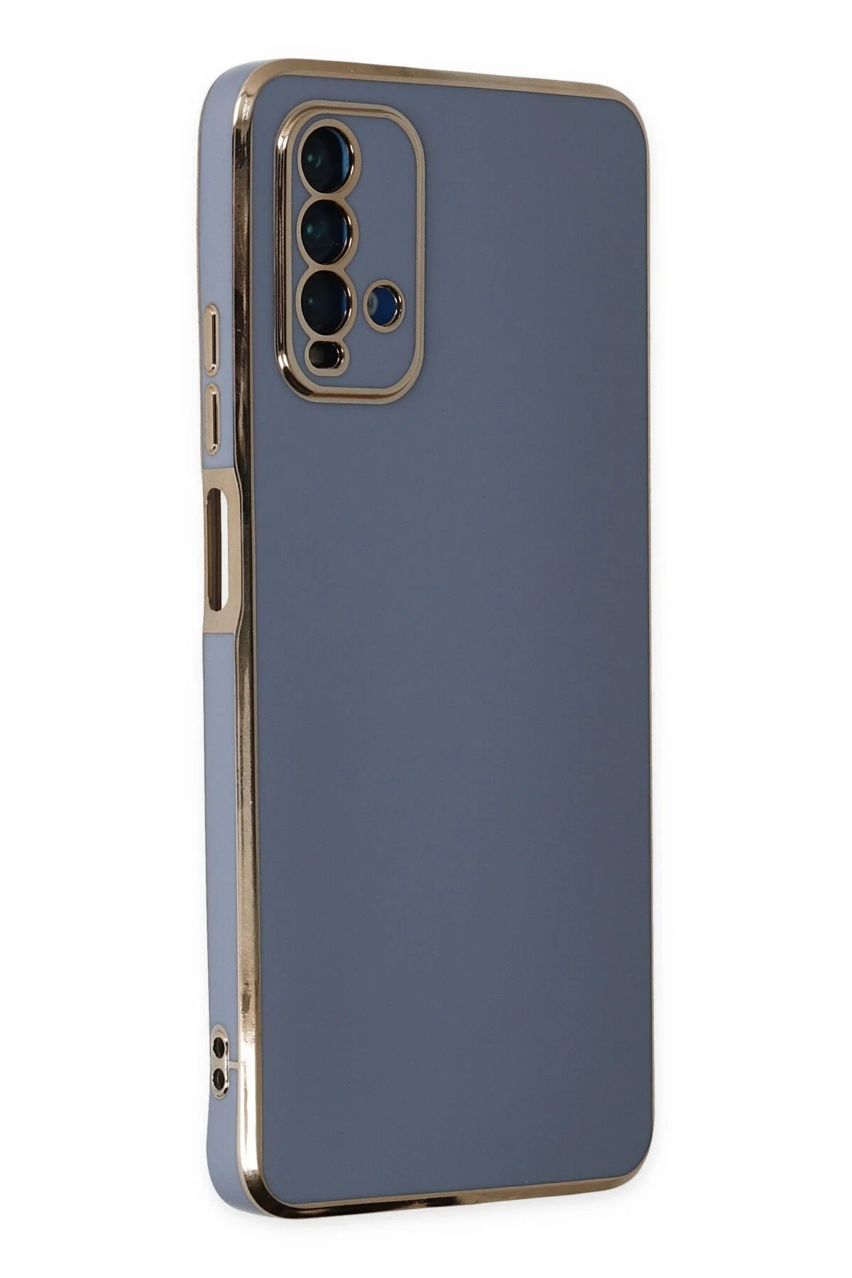 Newface Xiaomi Redmi 9T Kılıf Volet Silikon - Mavi