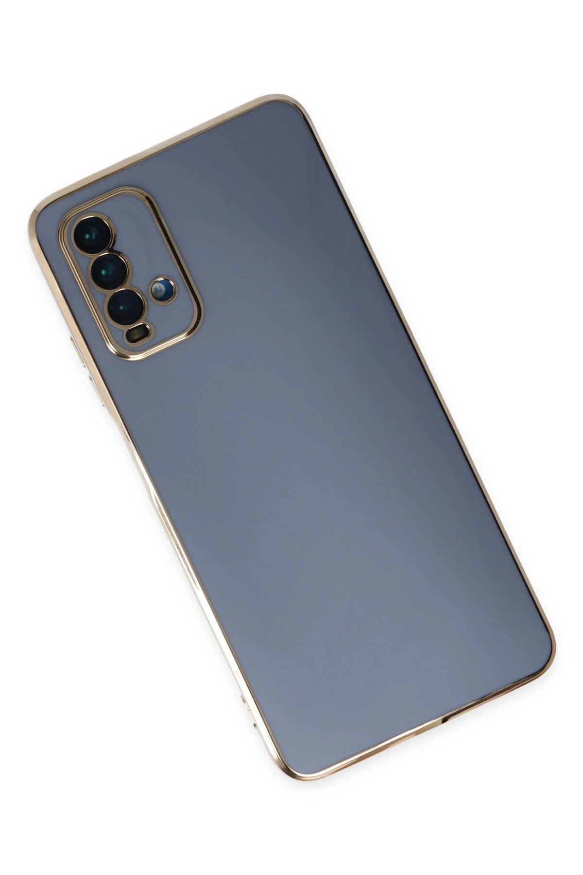 Newface Xiaomi Redmi 9T Kılıf Volet Silikon - Mavi