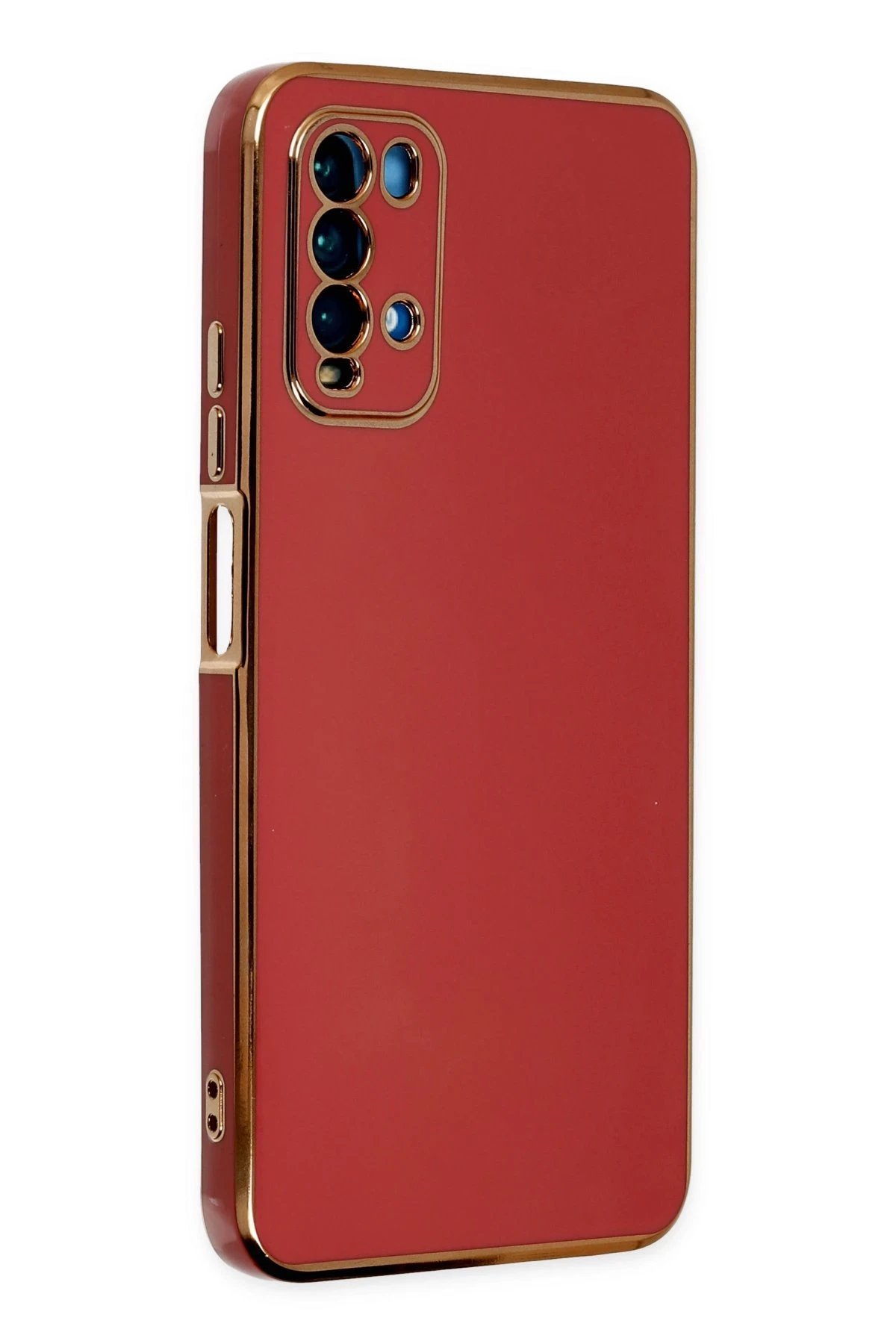 Newface Xiaomi Redmi 9T Kılıf Volet Silikon - Kırmızı