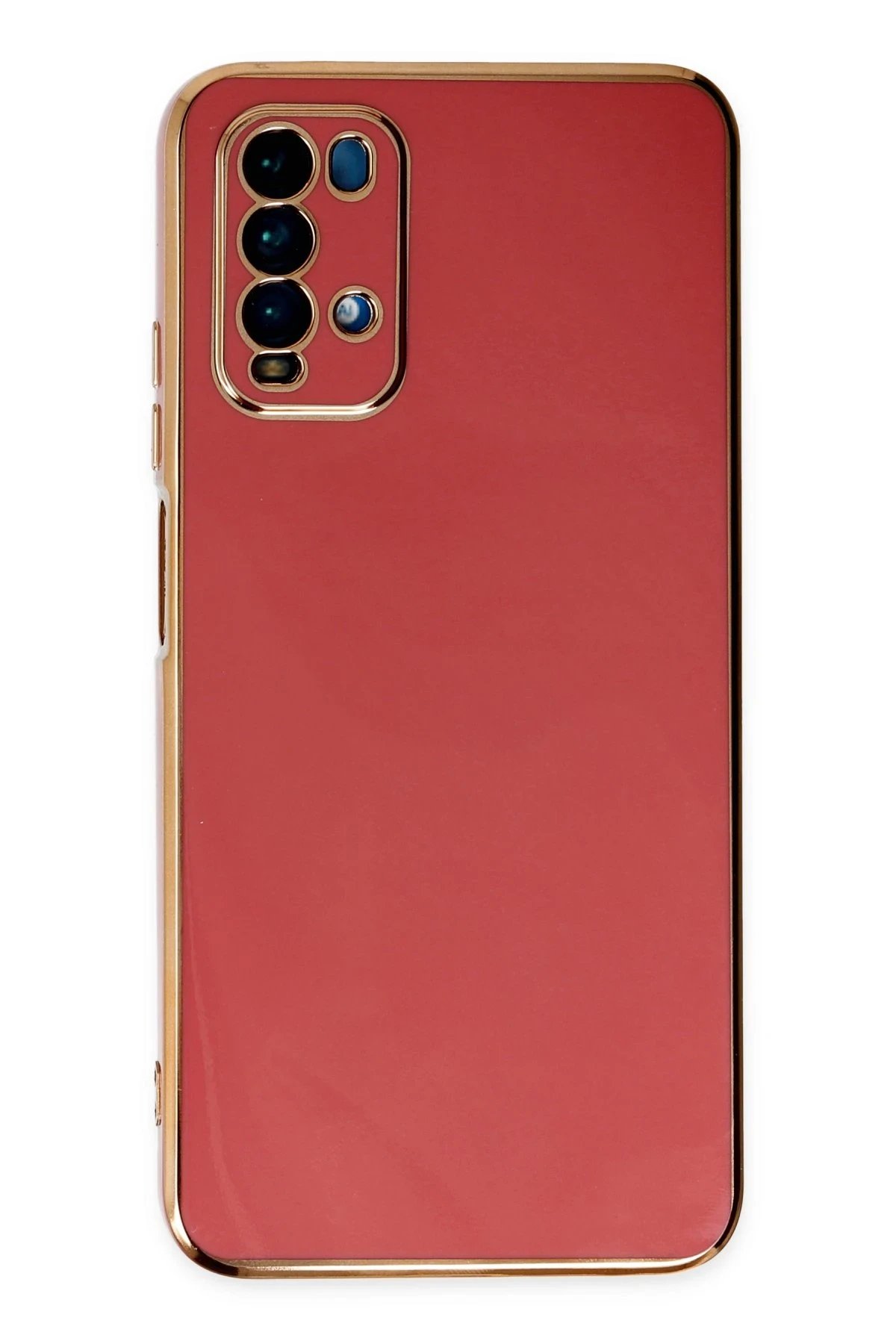 Newface Xiaomi Redmi 9T Kılıf Volet Silikon - Kırmızı