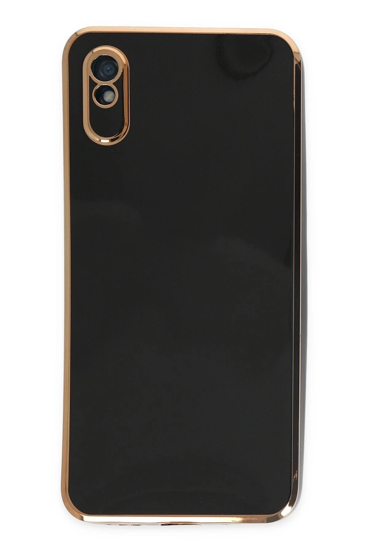 Newface Xiaomi Redmi 9A Kılıf Volet Silikon - Siyah