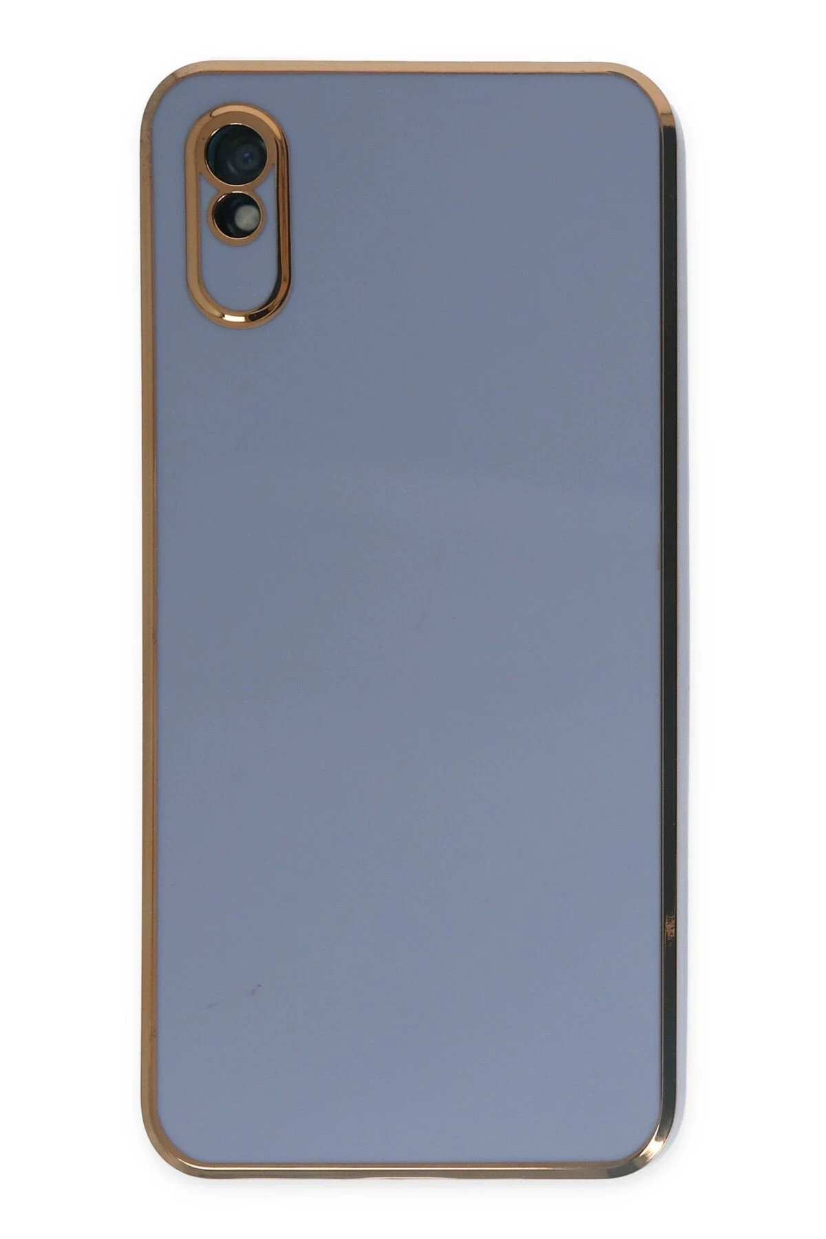 Newface Xiaomi Redmi 9A Kılıf Volet Silikon - Mavi