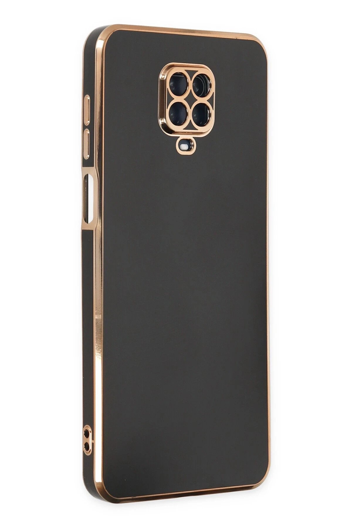 Newface Xiaomi Redmi Note 9 Pro Kılıf Volet Silikon - Siyah