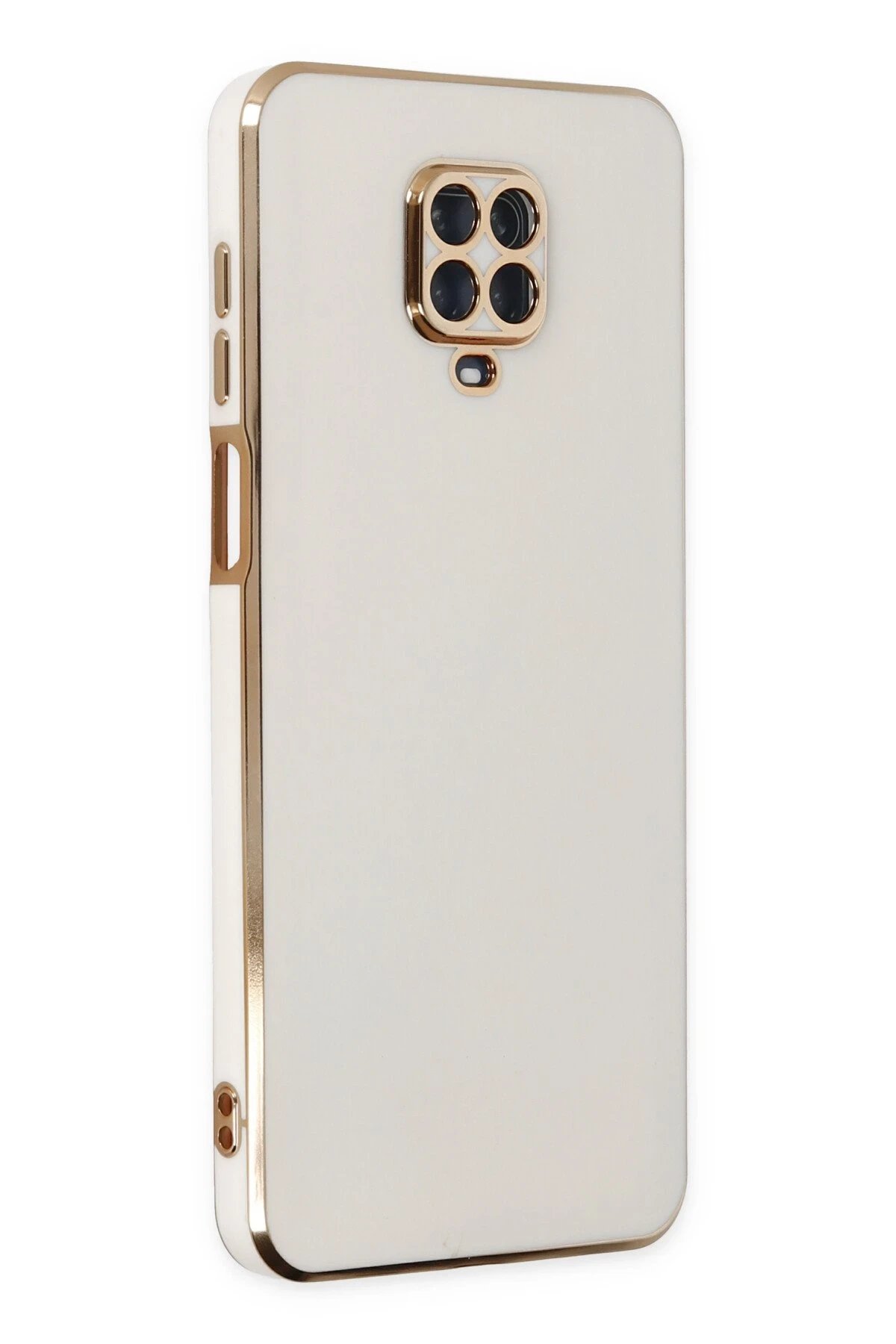 Newface Xiaomi Redmi Note 9 Pro Kılıf Volet Silikon - Beyaz