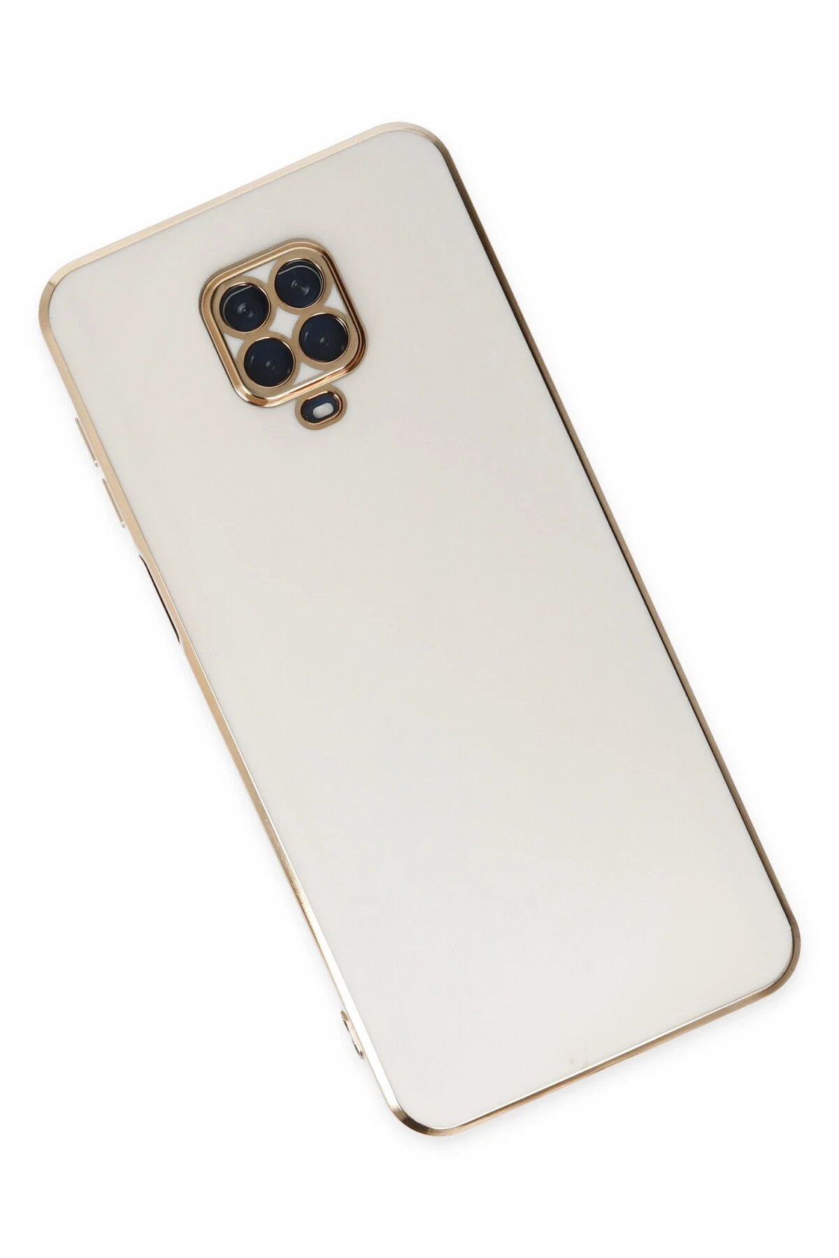 Newface Xiaomi Redmi Note 9 Pro Kılıf Volet Silikon - Beyaz