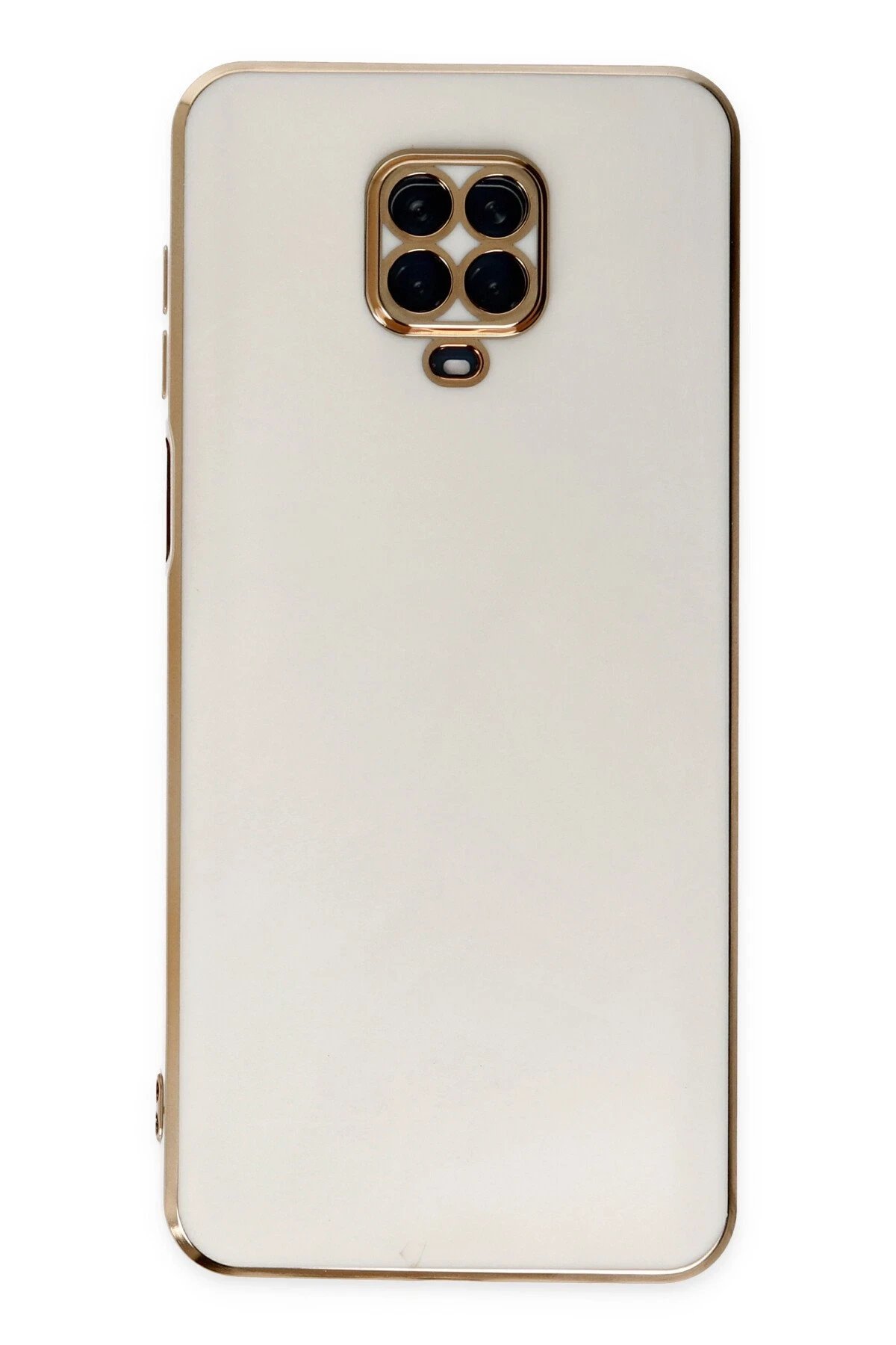 Newface Xiaomi Redmi Note 9 Pro Kılıf Volet Silikon - Beyaz