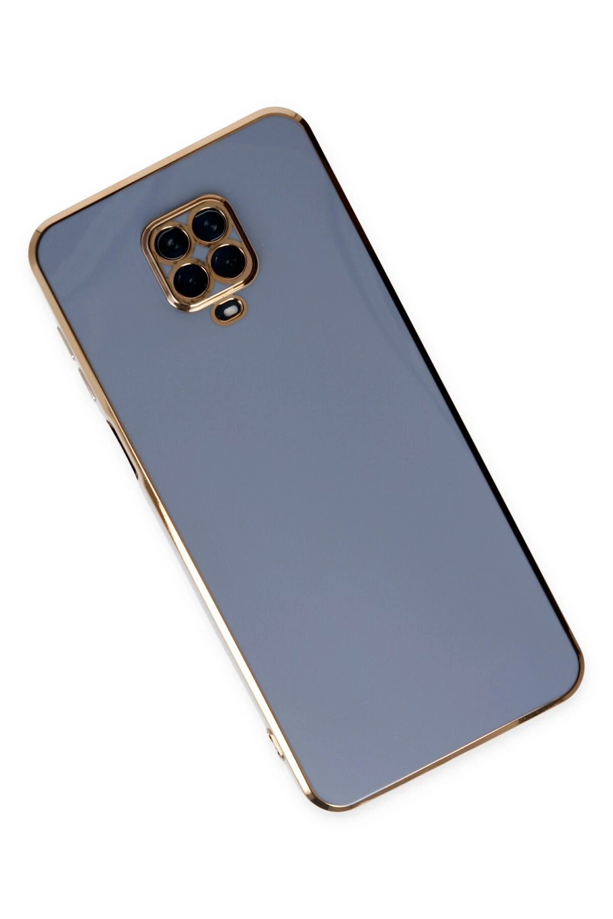 Newface Xiaomi Redmi Note 9 Pro Kılıf Volet Silikon - Mavi