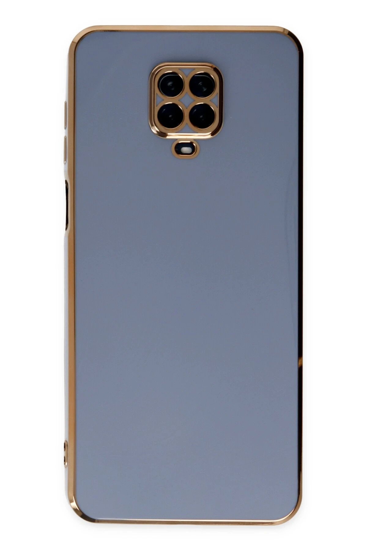 Newface Xiaomi Redmi Note 9 Pro Kılıf Volet Silikon - Mavi