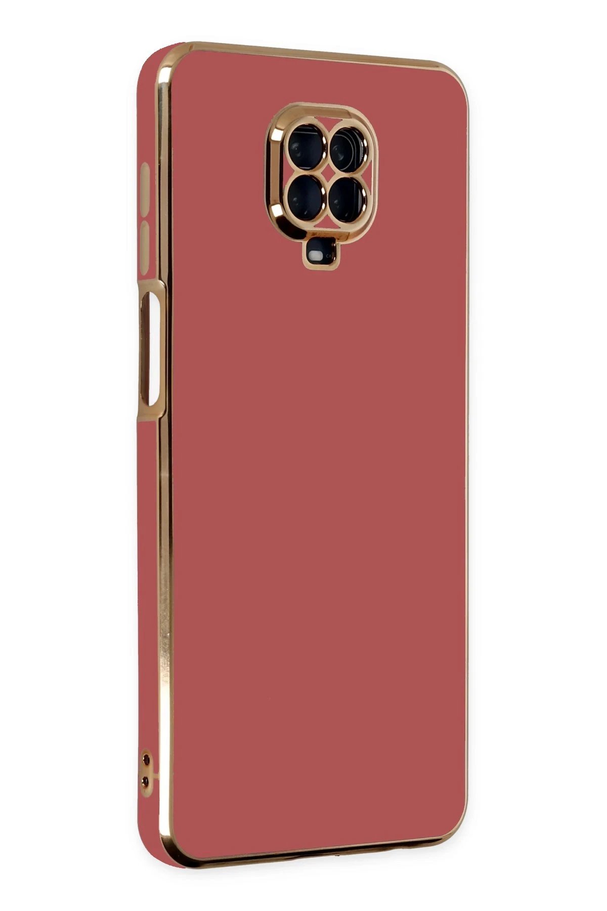 Newface Xiaomi Redmi Note 9 Pro Kılıf Volet Silikon - Kırmızı