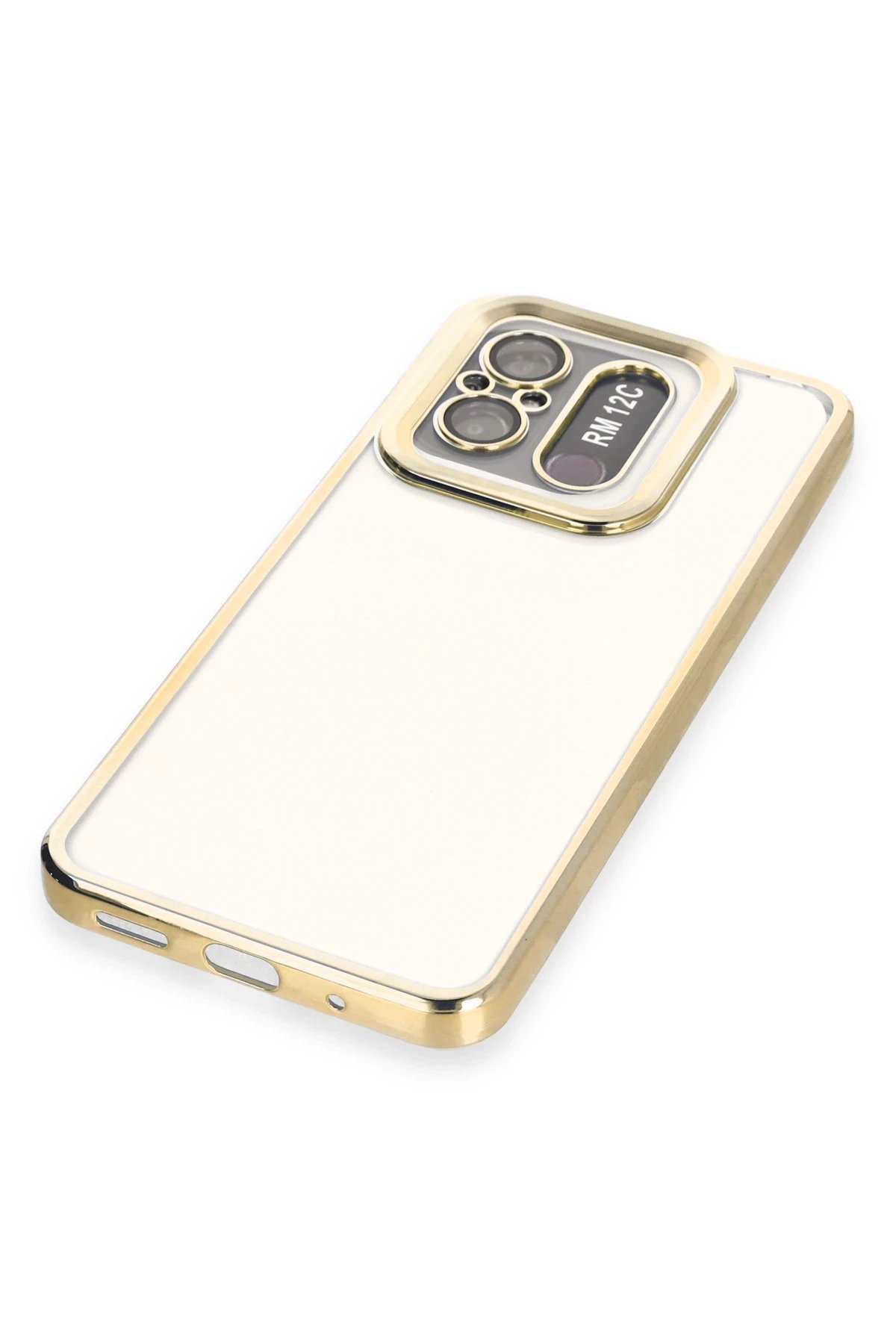 Newface Xiaomi Redmi 12C Kılıf Slot Silikon - Gold