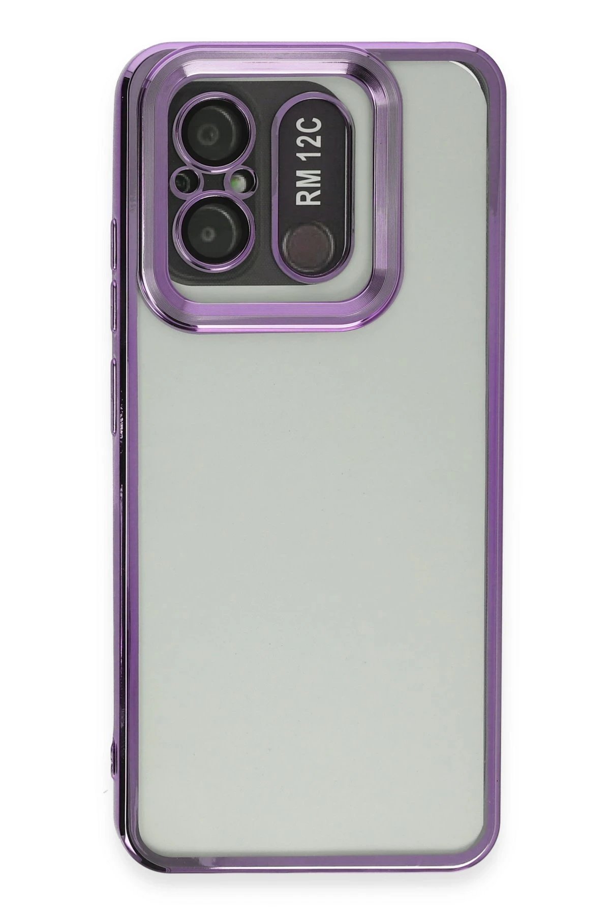 Newface Xiaomi Redmi 12C Kılıf Slot Silikon - Mor