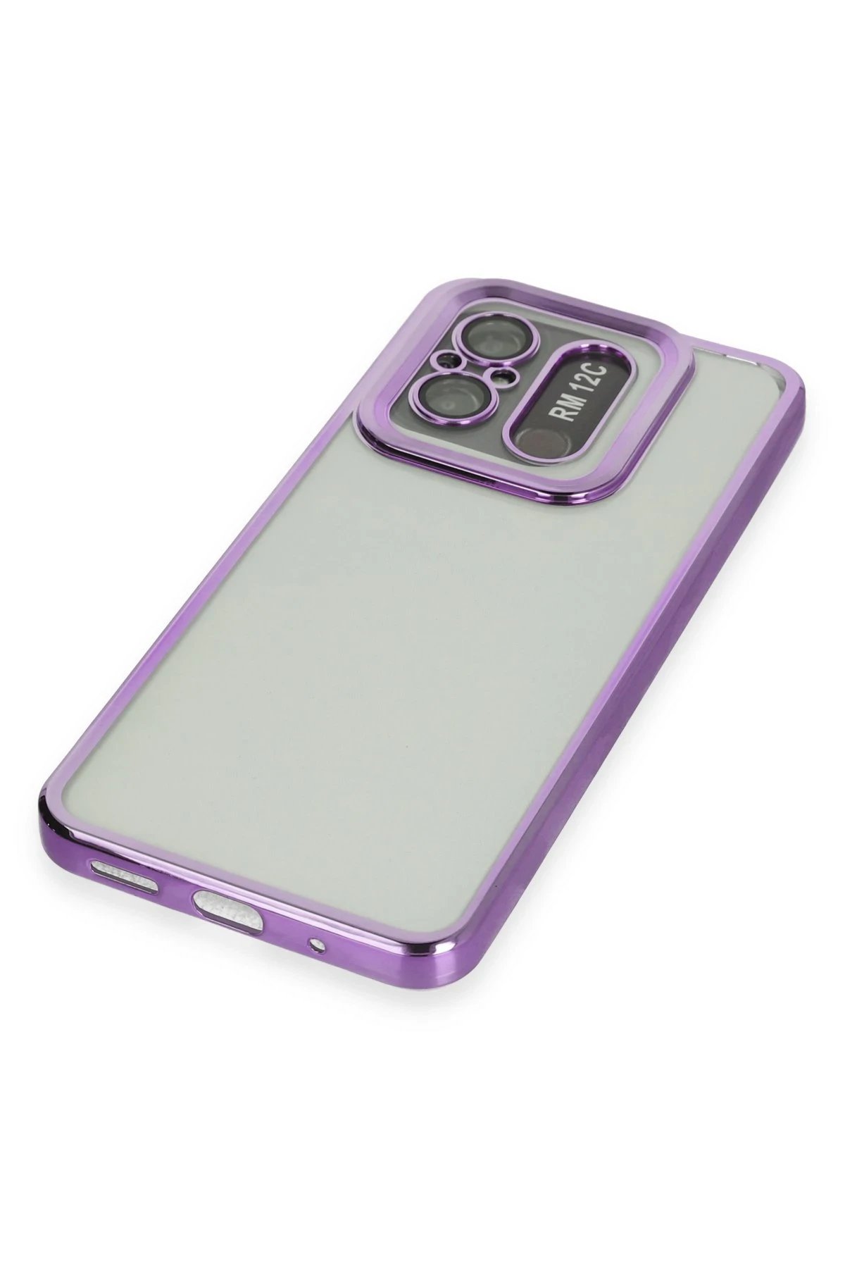 Newface Xiaomi Redmi 12C Kılıf Slot Silikon - Mor