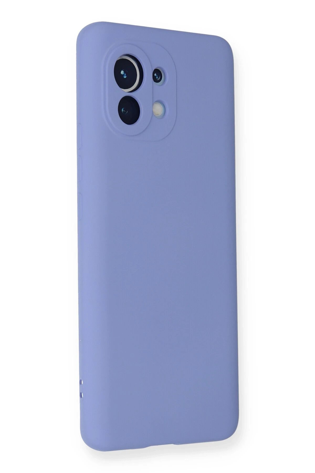 Newface Xiaomi Mi 11 Kılıf Nano içi Kadife Silikon - Lila