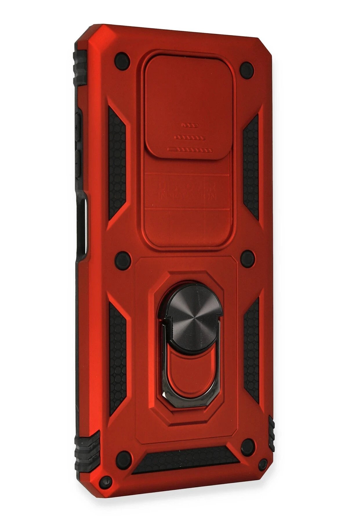 Newface Xiaomi Pocophone X3 Kılıf Pars Lens Yüzüklü Silikon - Kırmızı